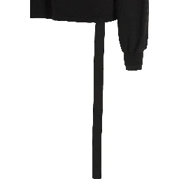 Black Cotton Sweatshirt