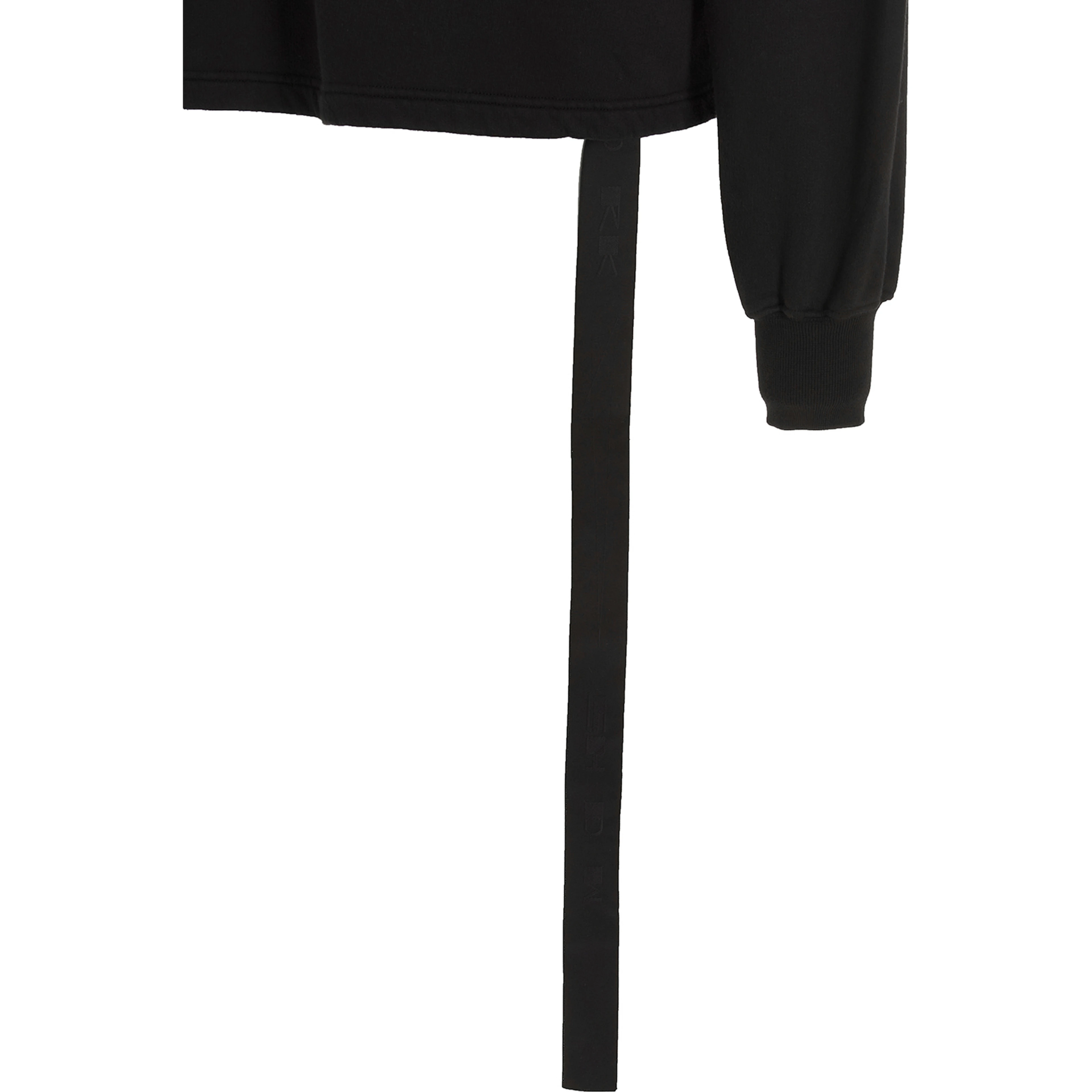 Black Cotton Sweatshirt
