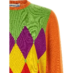 Orange Cashmere Cardigan