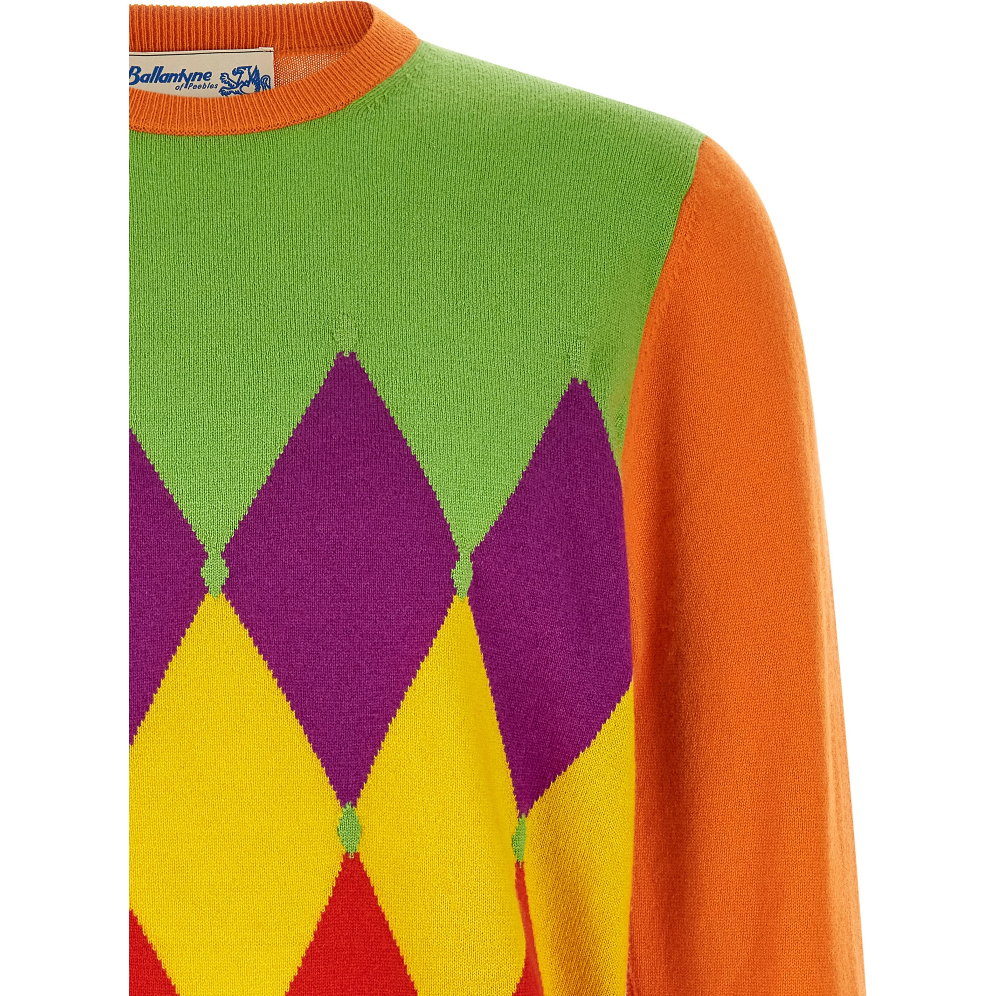Orange Cashmere Cardigan