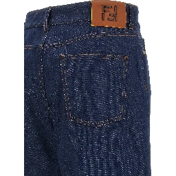 Blue Cotton Jeans Denim