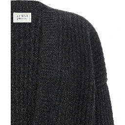 Gray Cashmere Cardigan