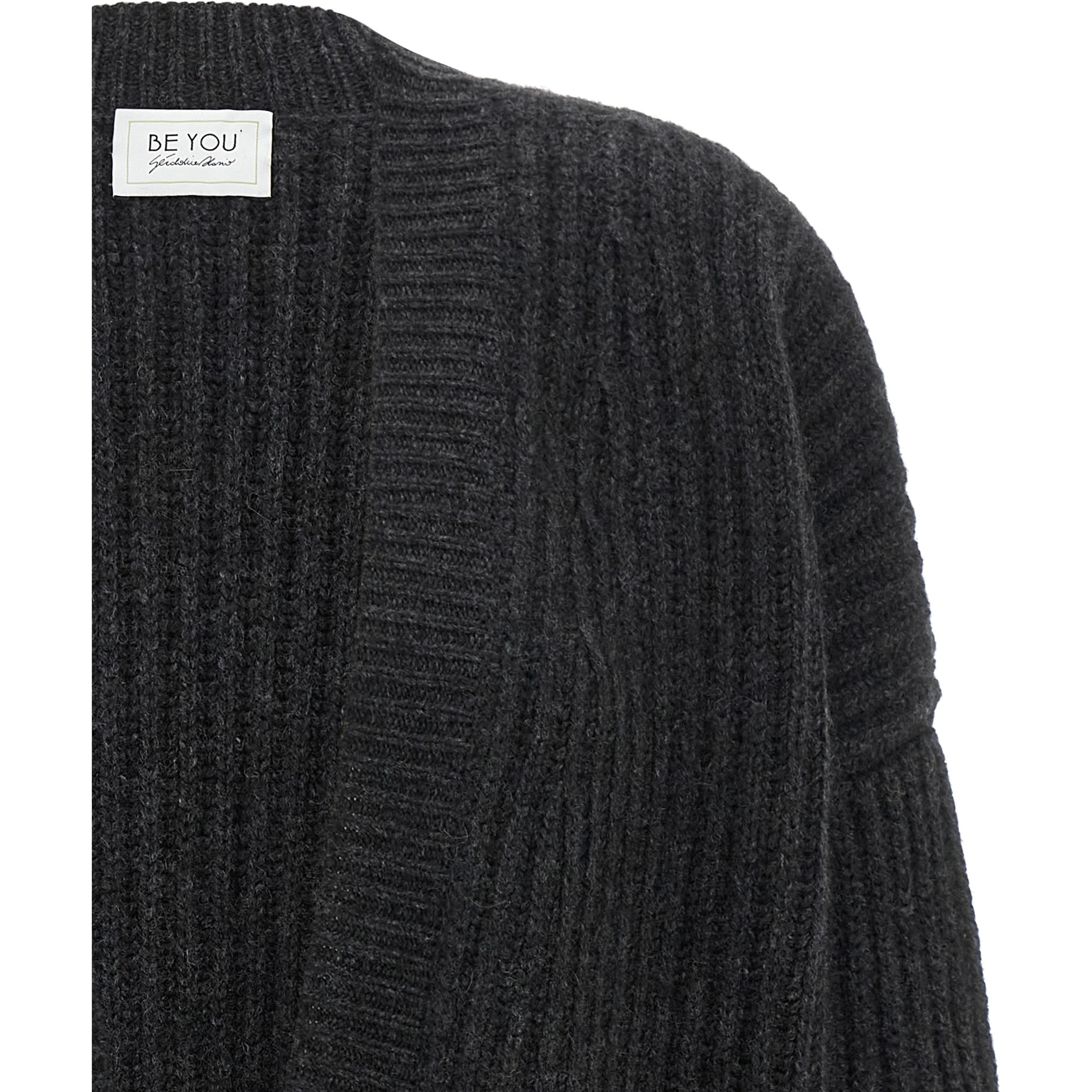 Gray Cashmere Cardigan