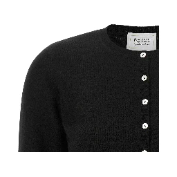 Black Cashmere Cardigan