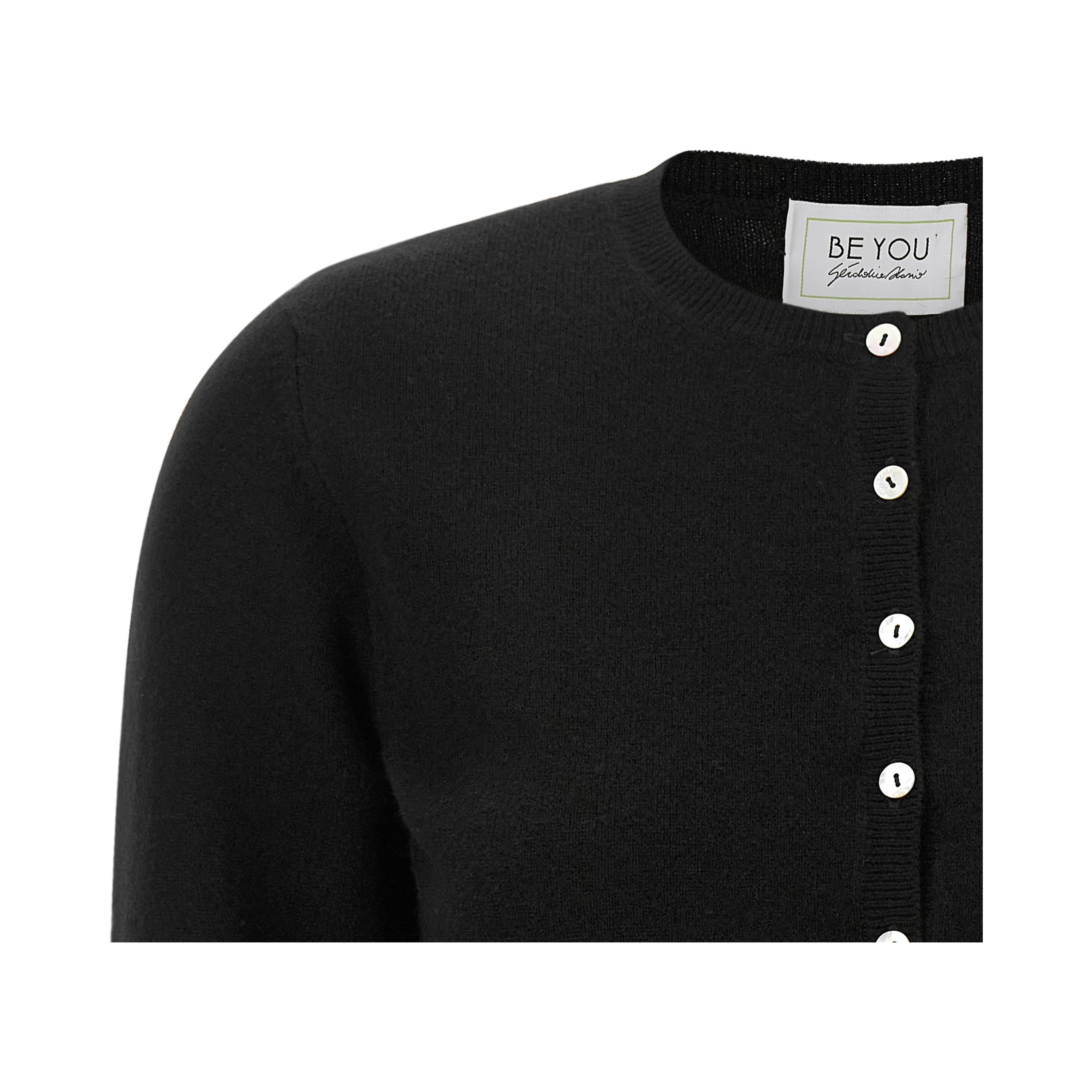 Black Cashmere Cardigan