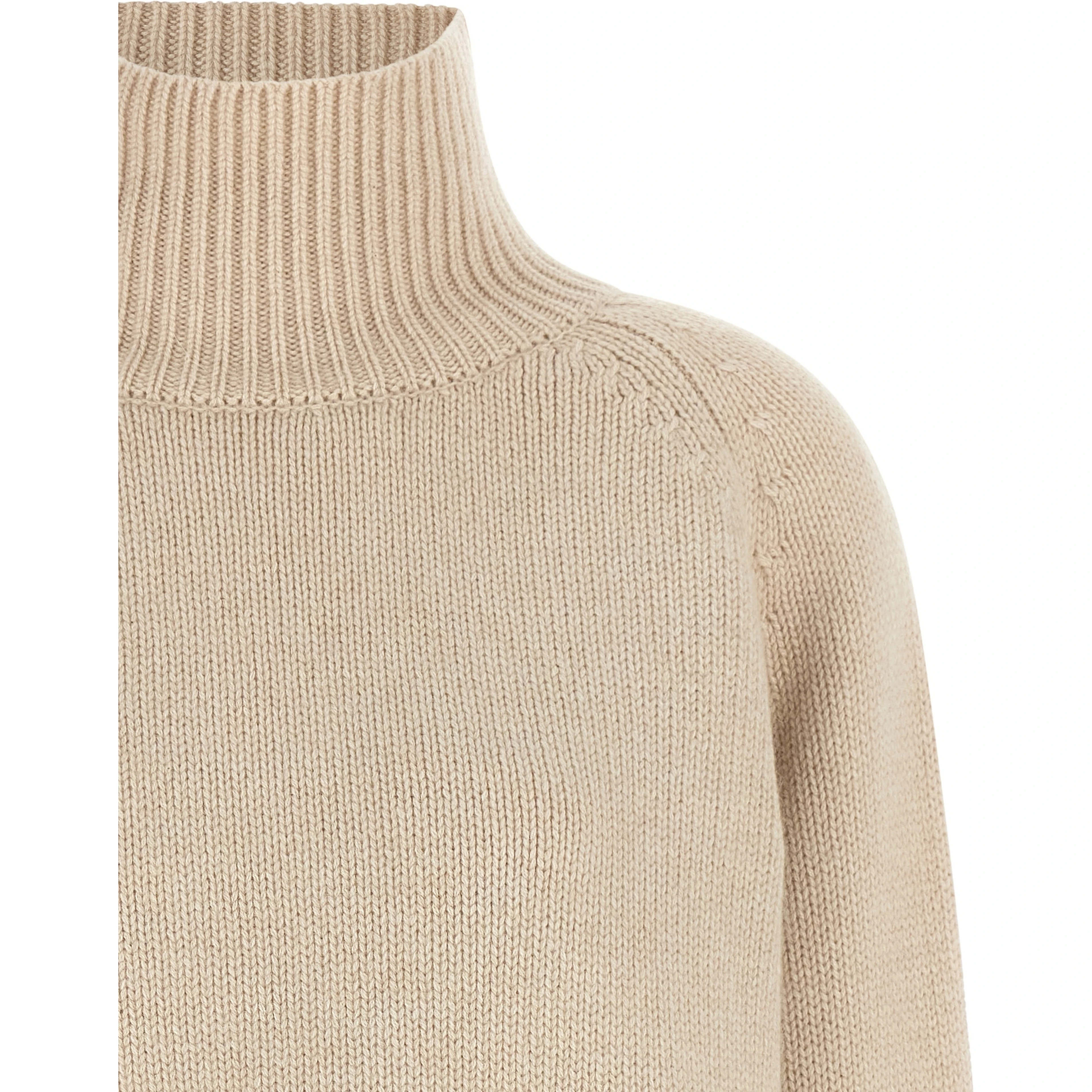 Beige Cashmere Cardigan