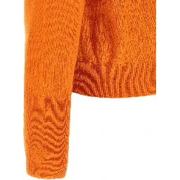 Orange Cashmere Cardigan