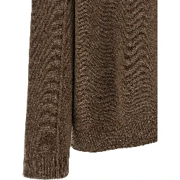 Brown Cashmere Cardigan