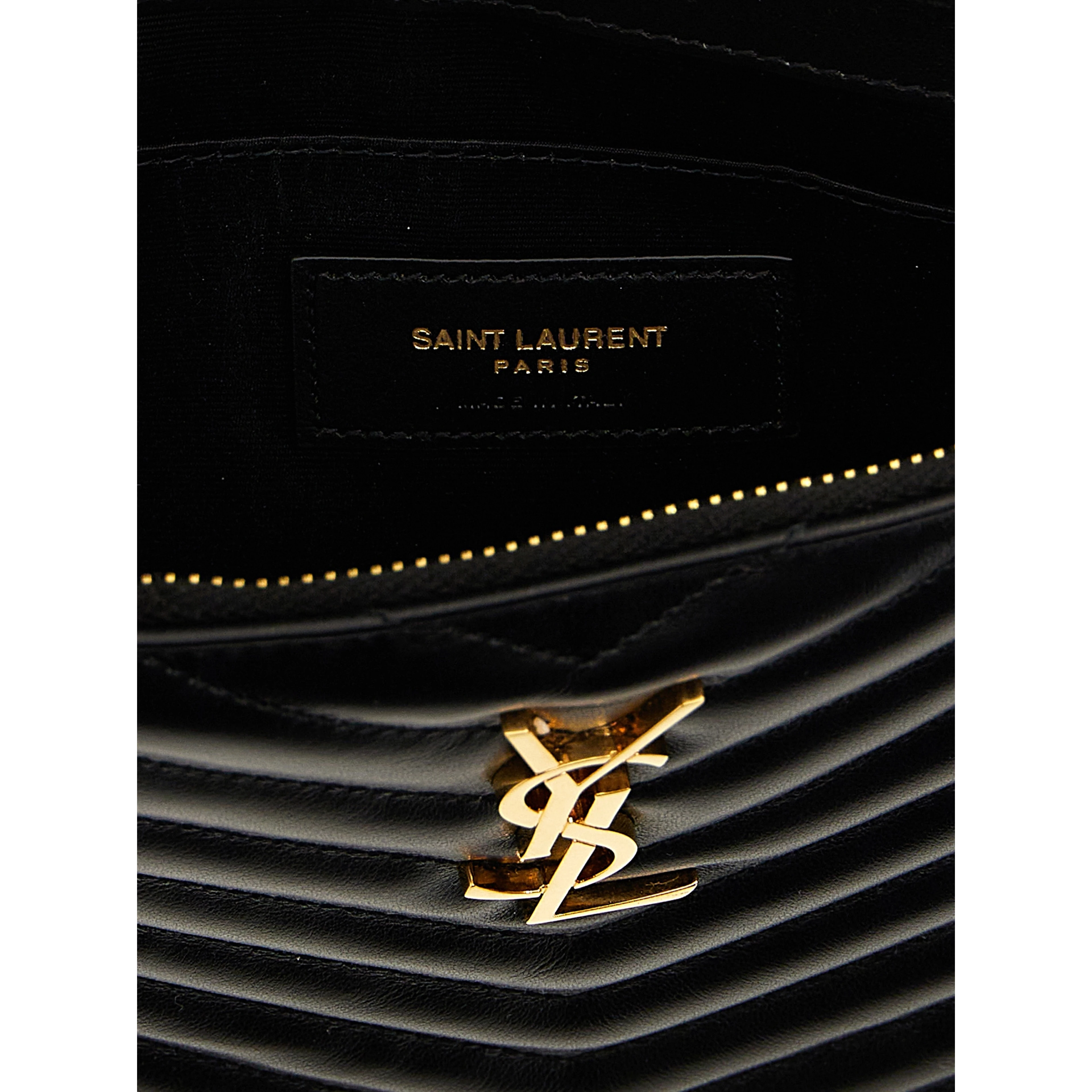 Black Calfskin Clutch Bag