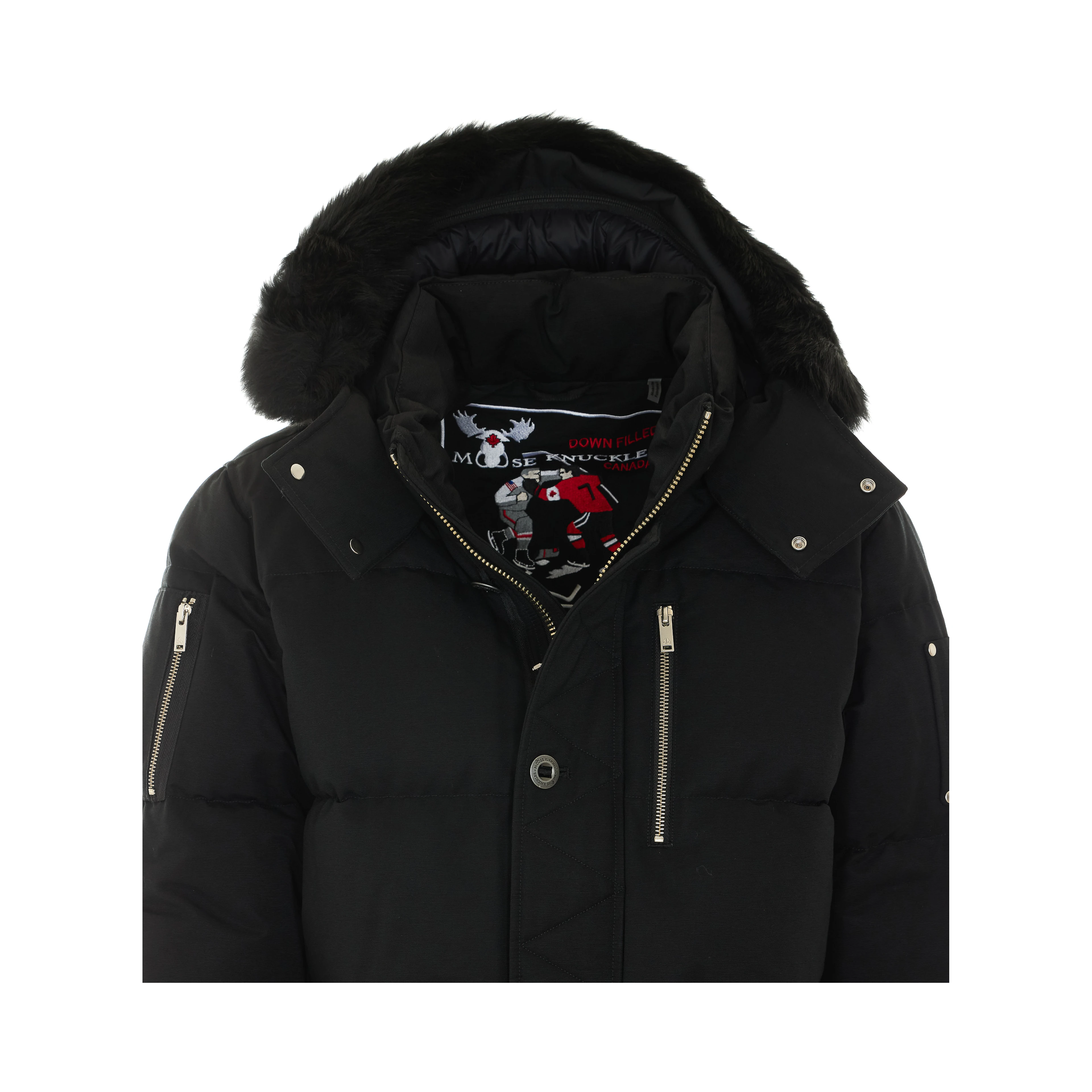 Moose Knuckles Jackets Black