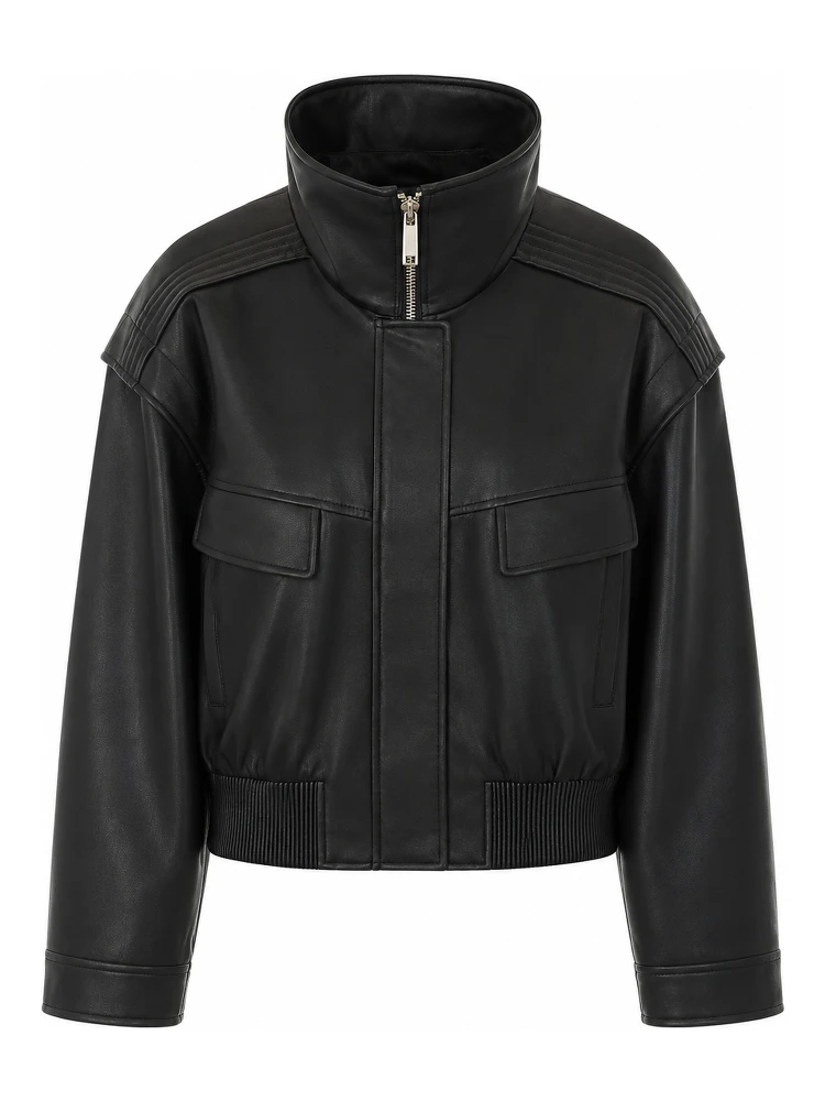 SELF PORTRAIT Coats Black