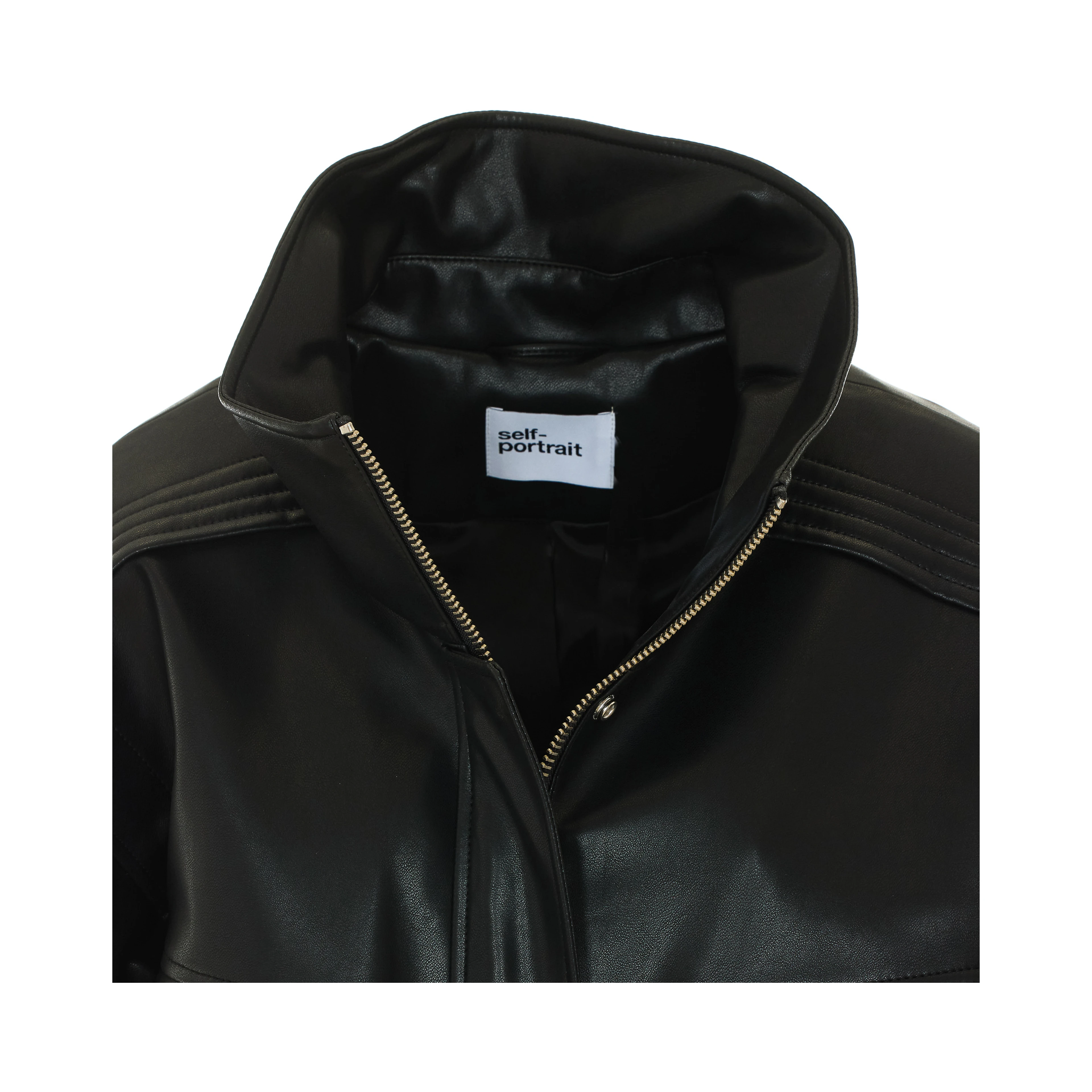 SELF PORTRAIT Coats Black