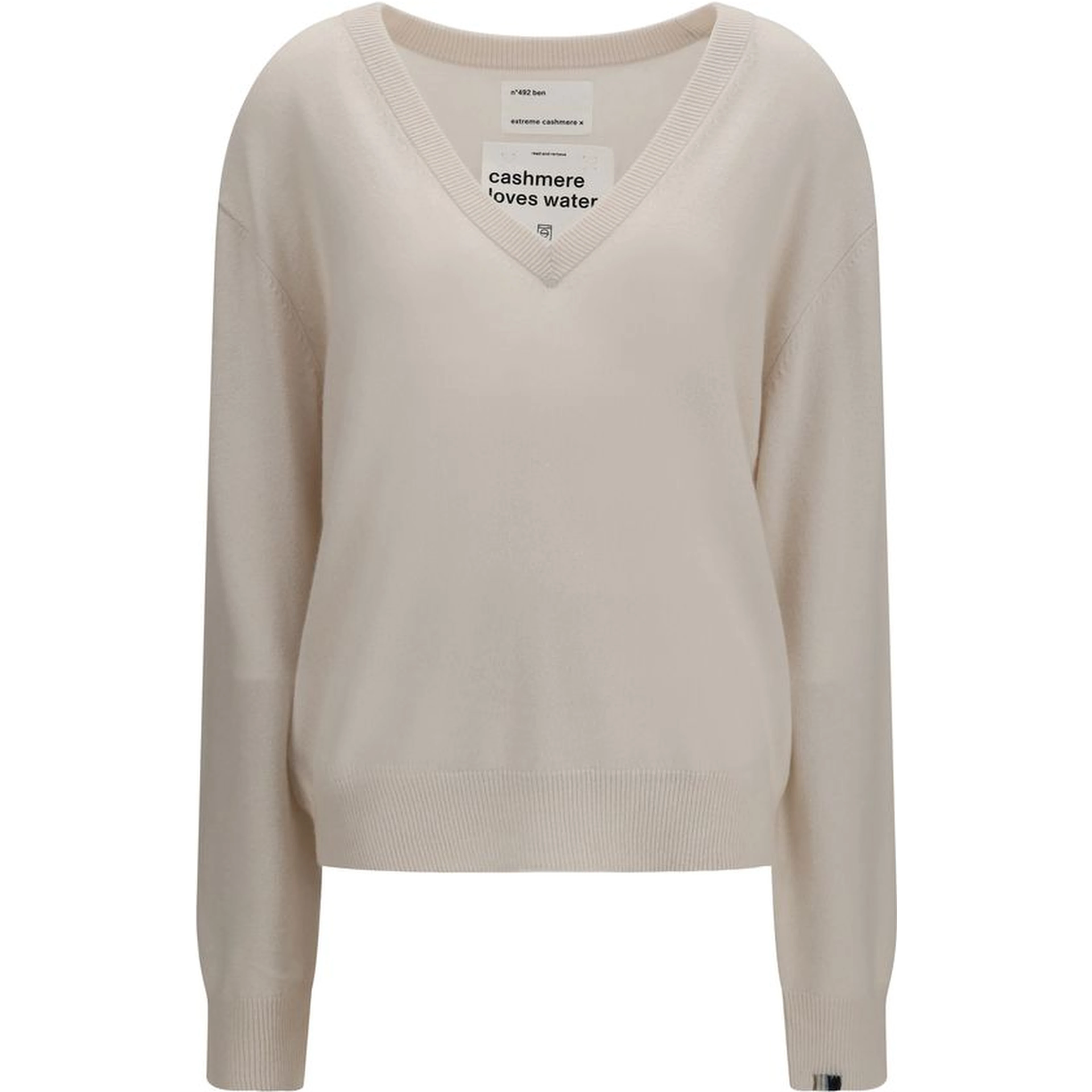 Beige Cashmere Sweater