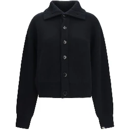 Black Cashmere Cardigan