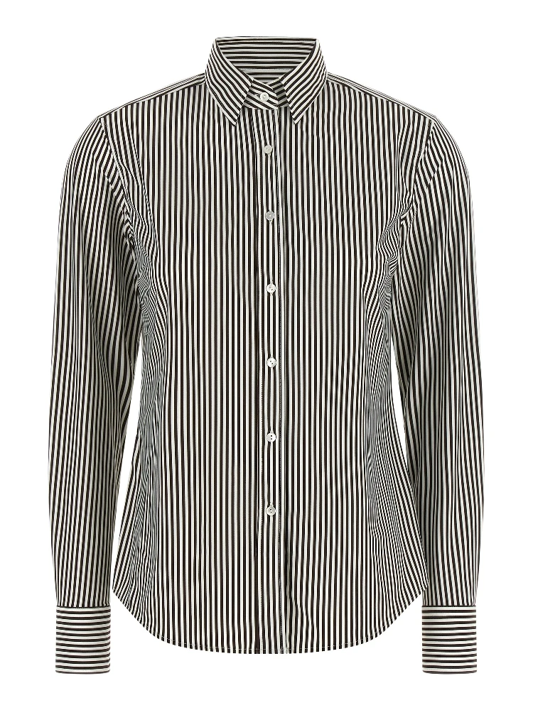 Bicolor Polyamide Blouse
