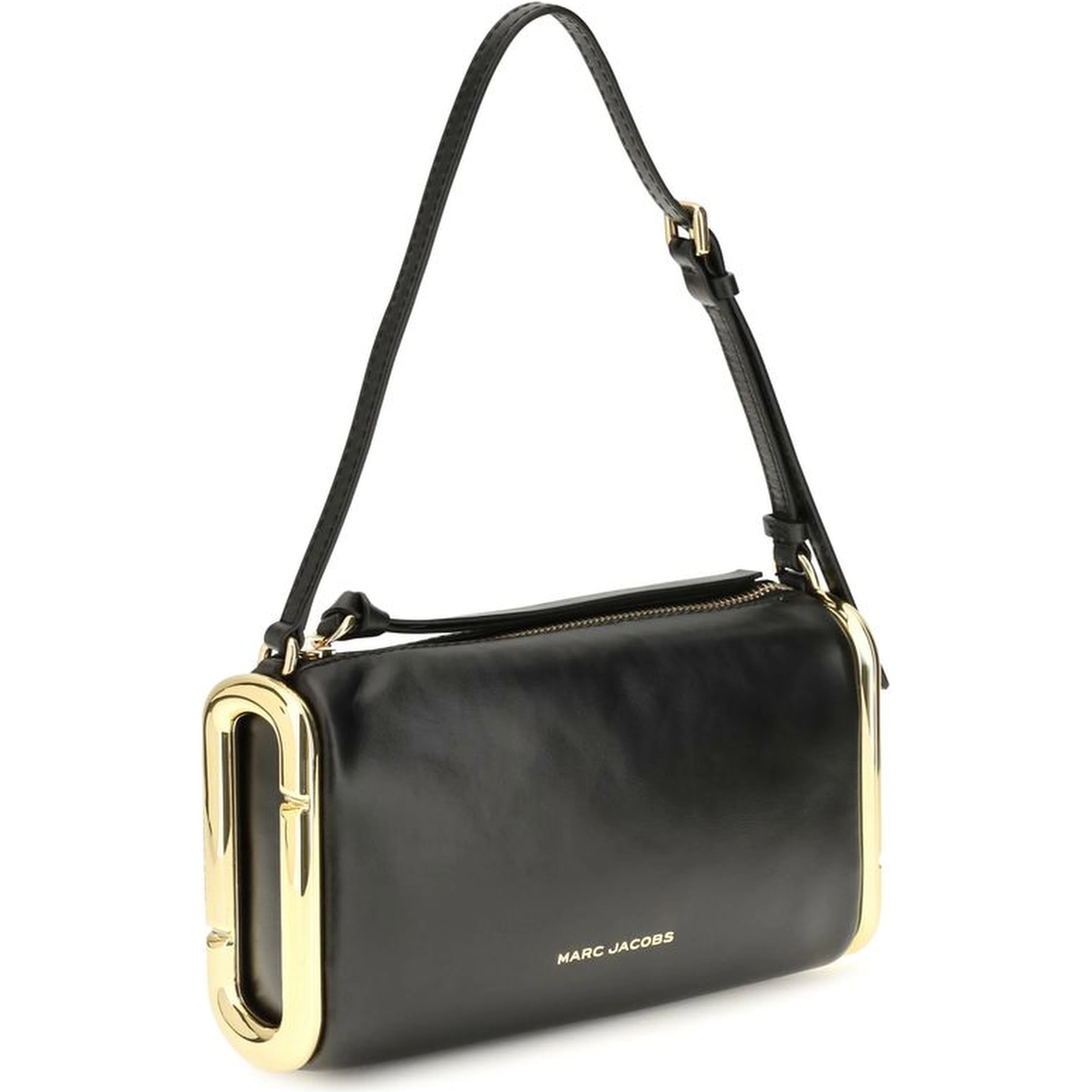 Black Calf Leather Bos Taurus Shoulder Bag