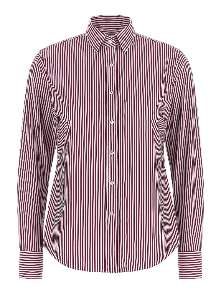 Bordeaux Polyamide Blouse
