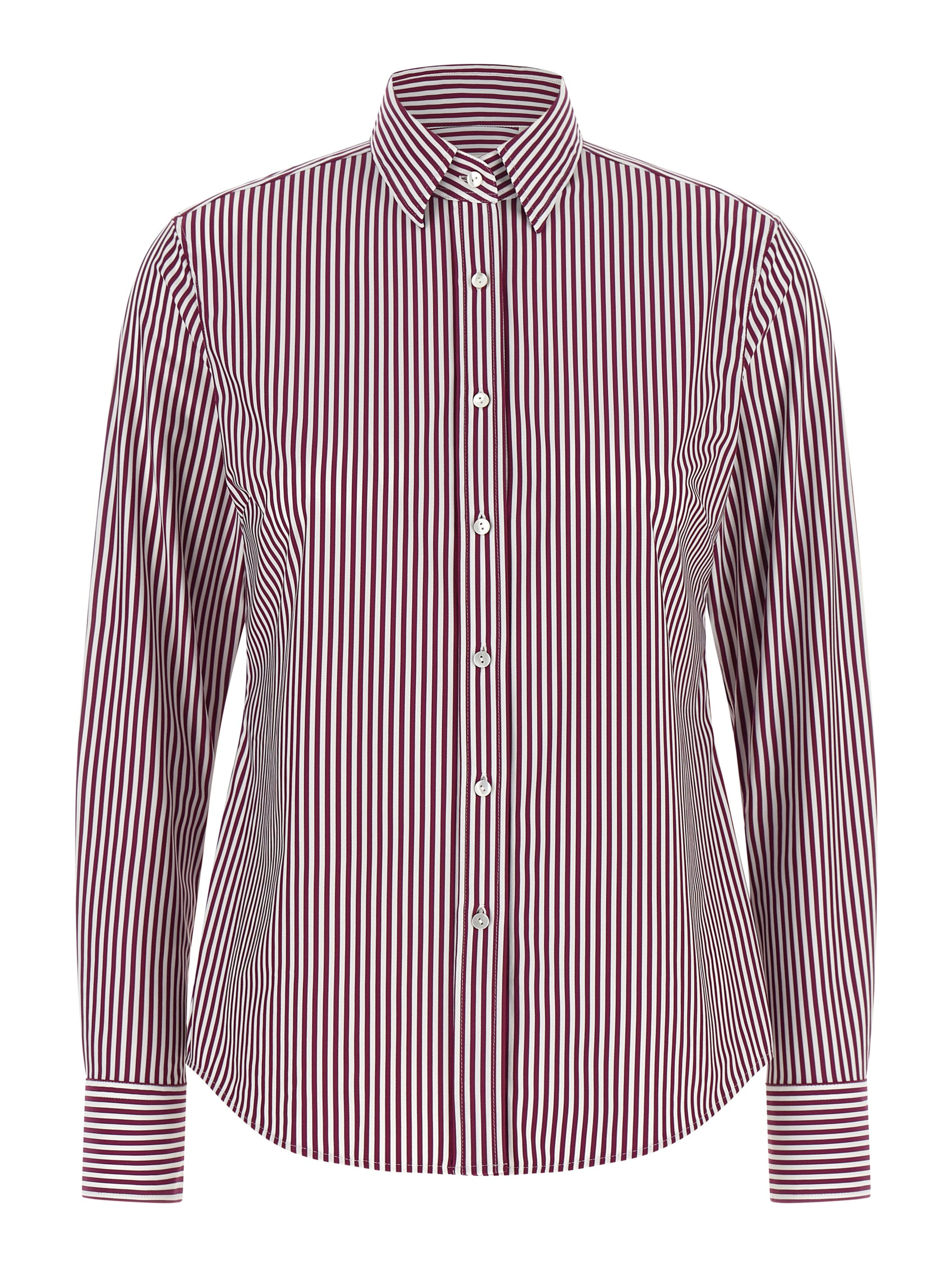 Bordeaux Polyamide Blouse