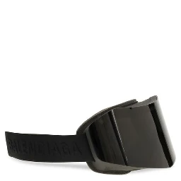 Black Polyamide Sunglasses