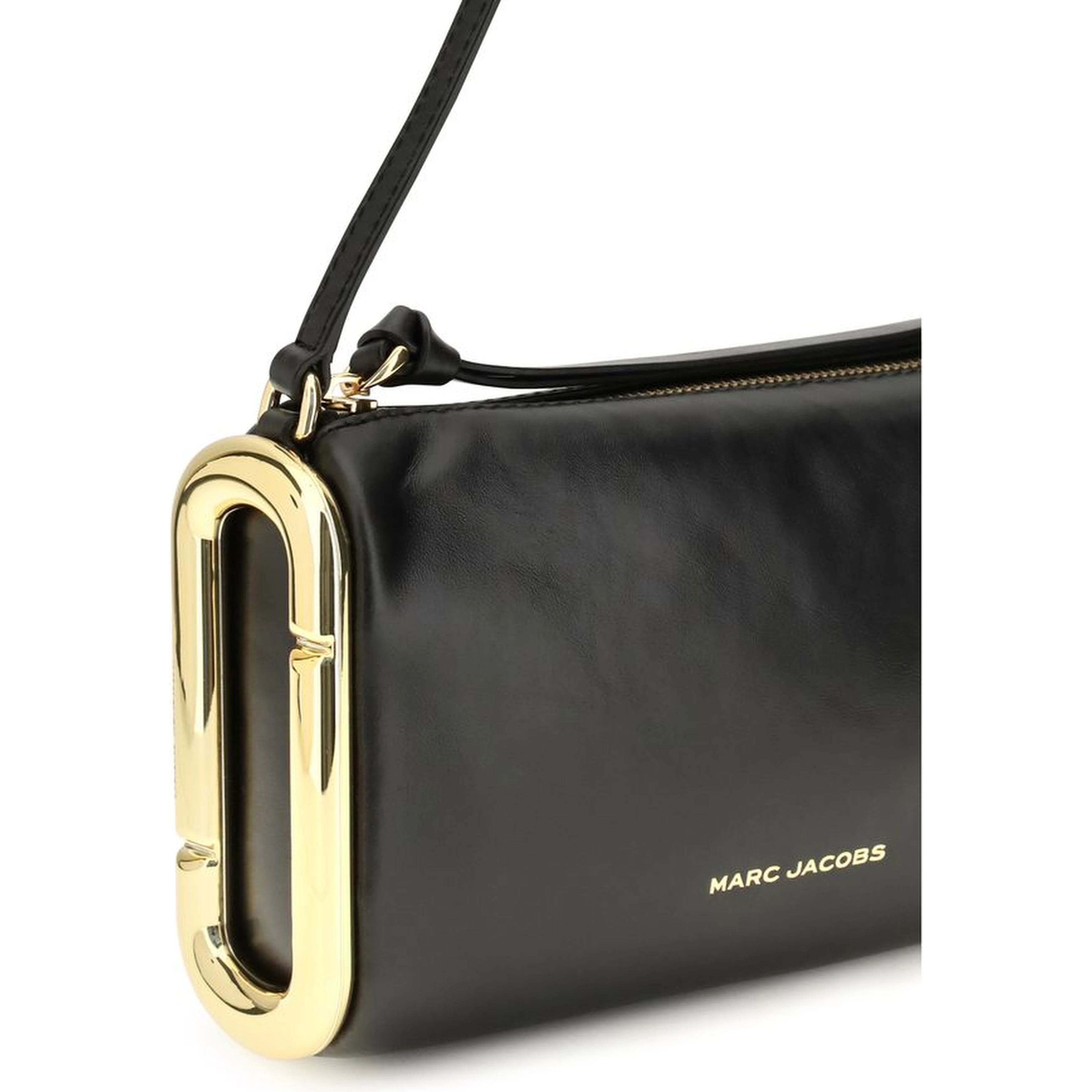 Black Calf Leather Bos Taurus Shoulder Bag