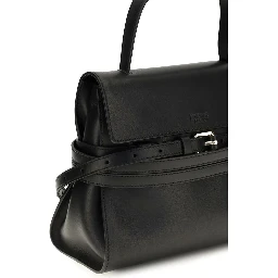 Black Calf Leather Bos Taurus Shoulder Bag