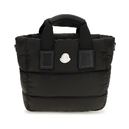 Black Nylon Shoulder Bag