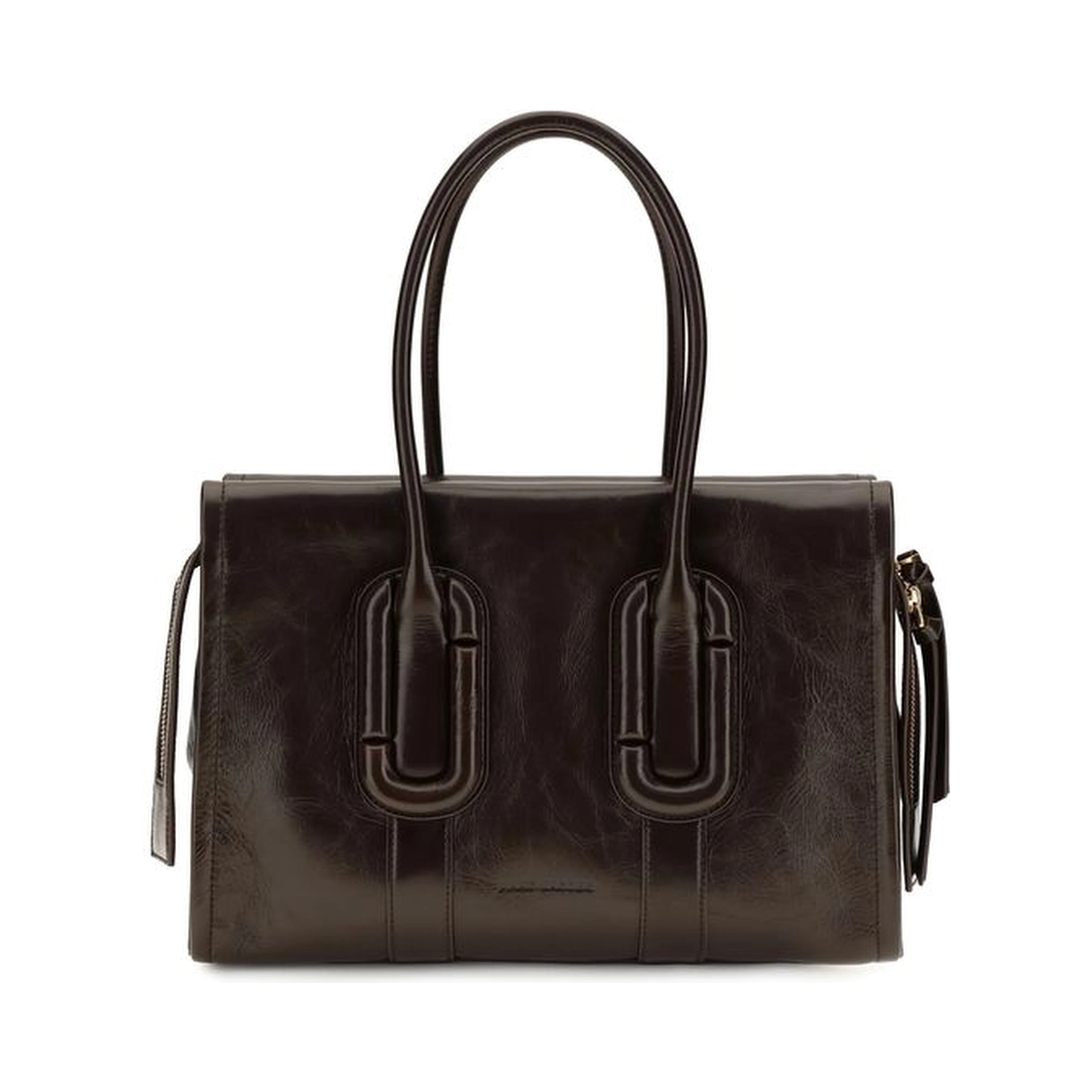 Brown Calf Leather Bos Taurus Shoulder Bag