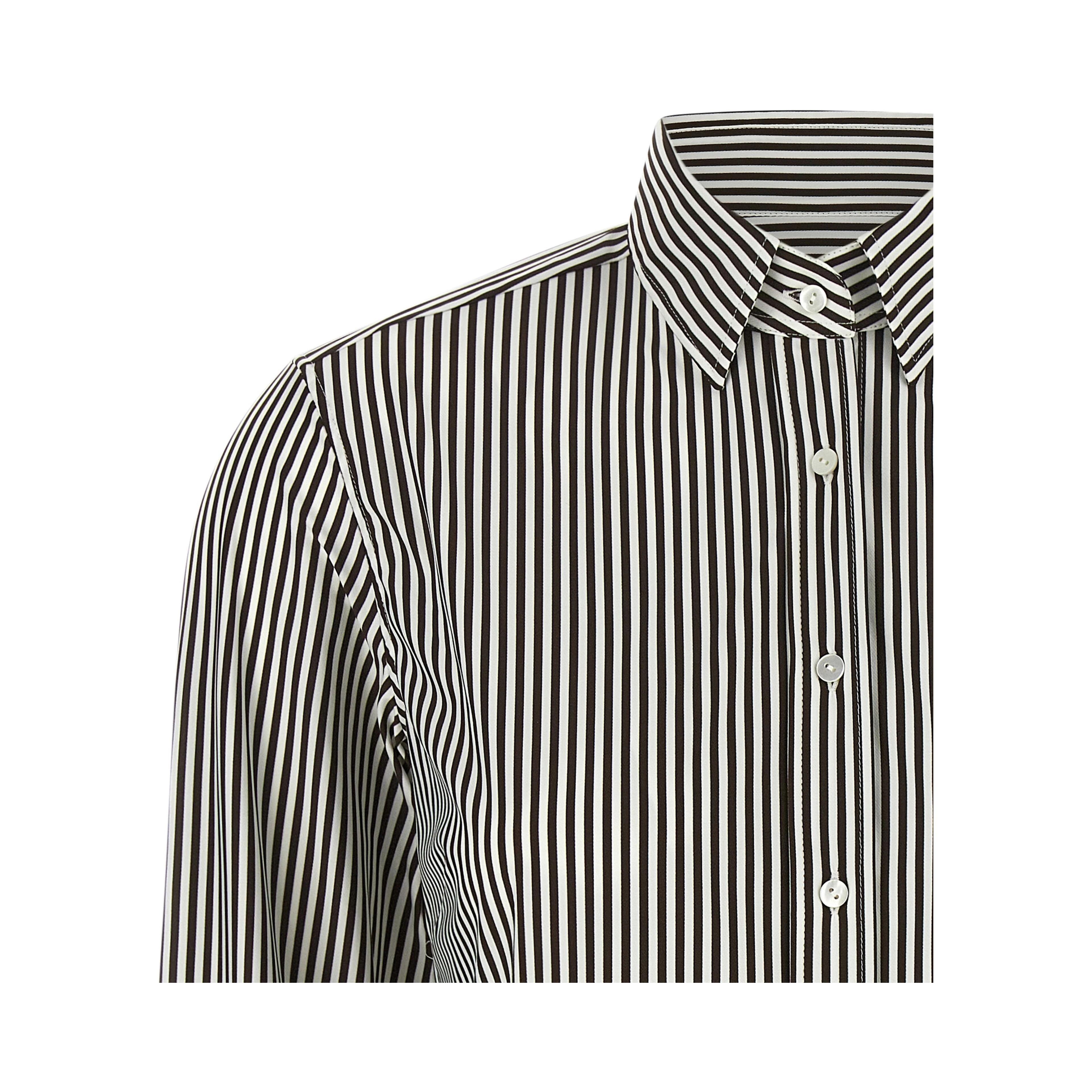 Bicolor Polyamide Blouse