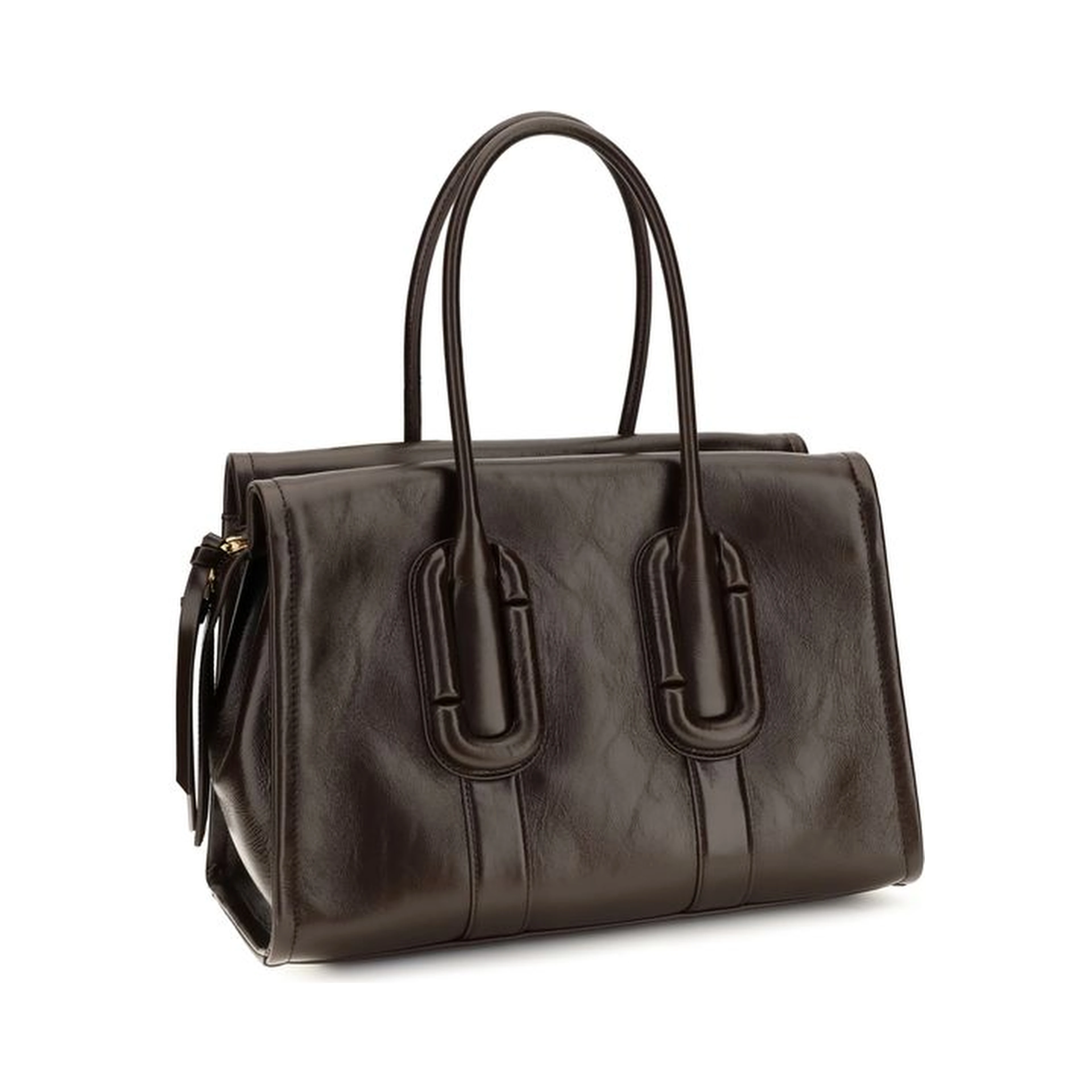 Brown Calf Leather Bos Taurus Shoulder Bag
