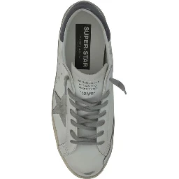 White Goatskin Low Top Sneakers