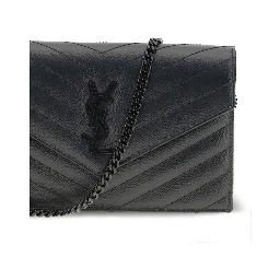 Black Calf Leather Bos Taurus Wallet