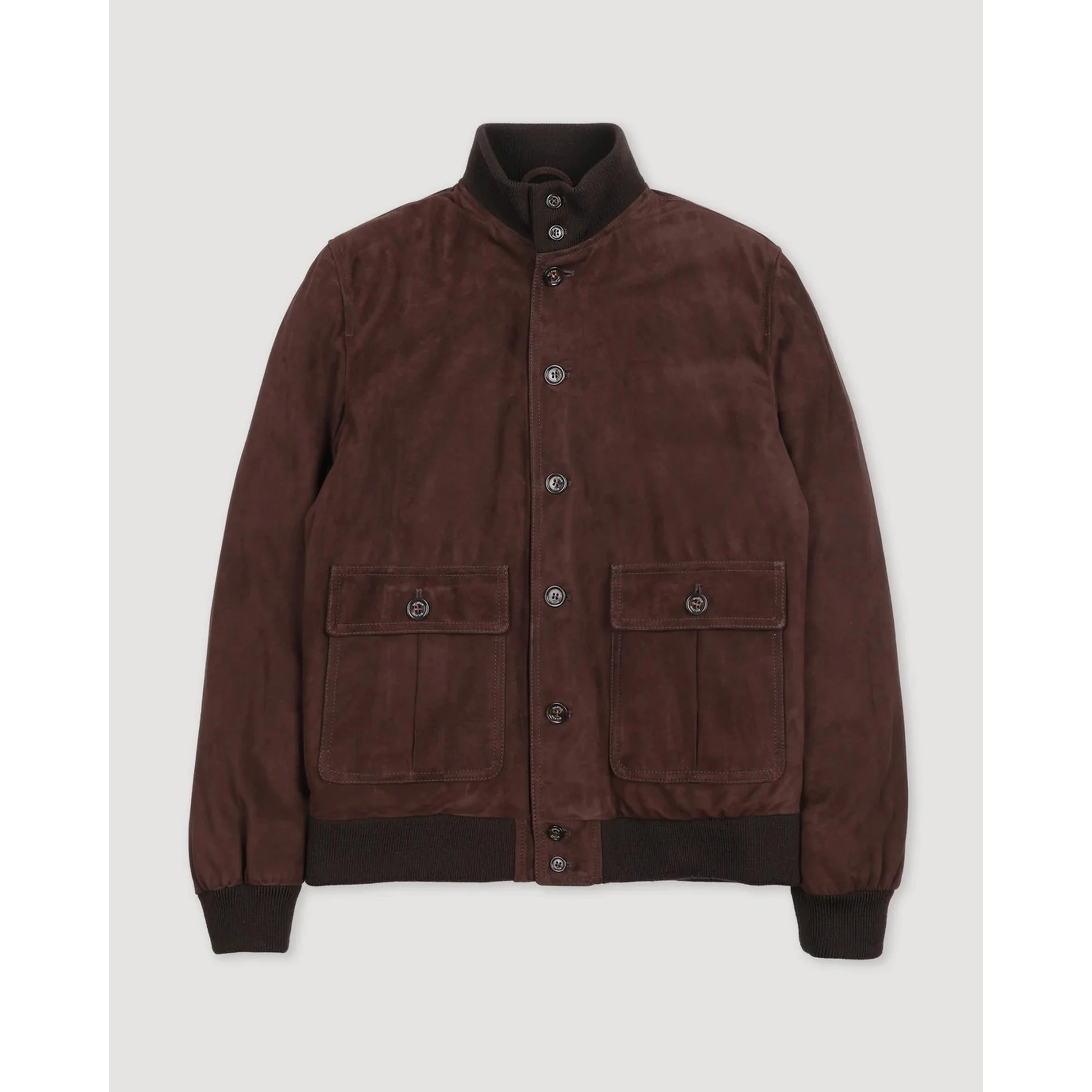 "Valastrino" padded suede jacket