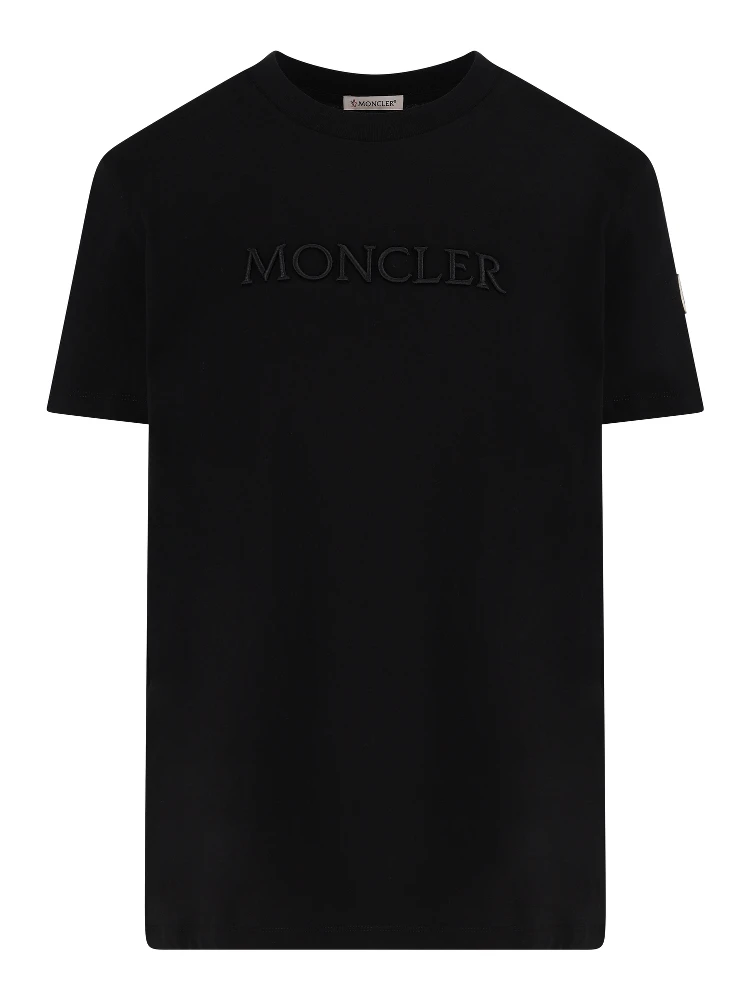 Moncler T-shirts and Polos Black