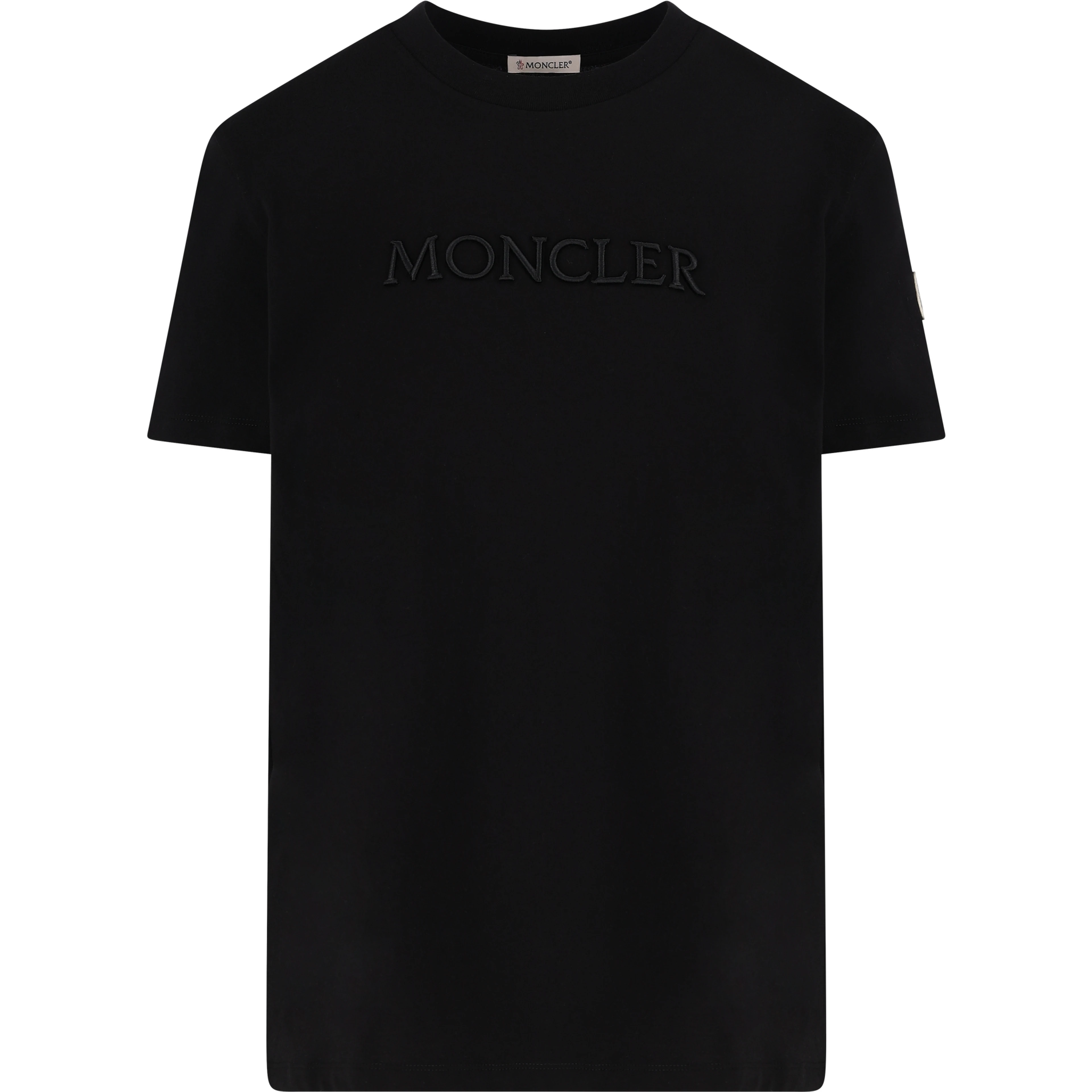 Moncler T-shirts and Polos Black