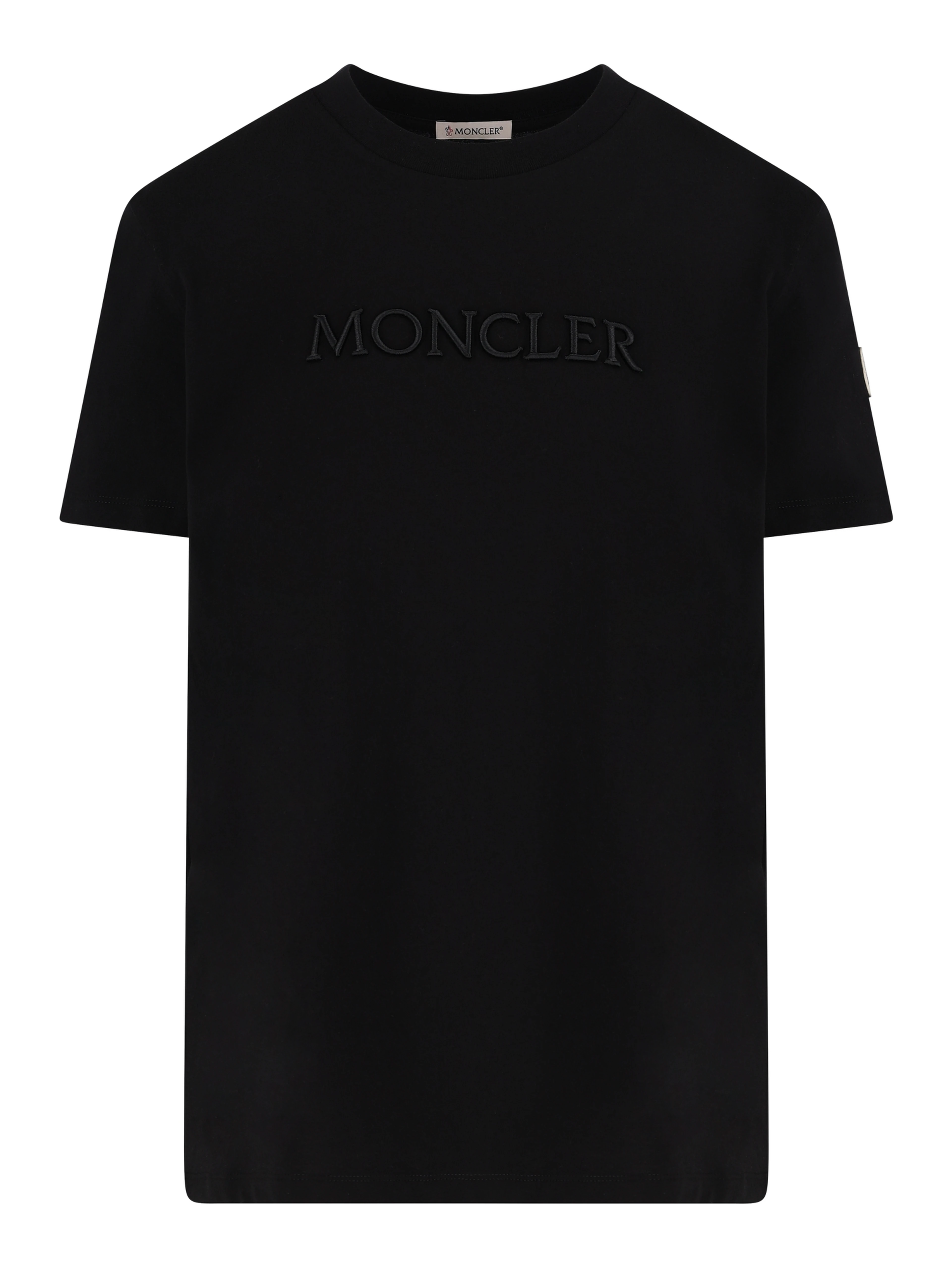 Moncler T-shirts and Polos Black