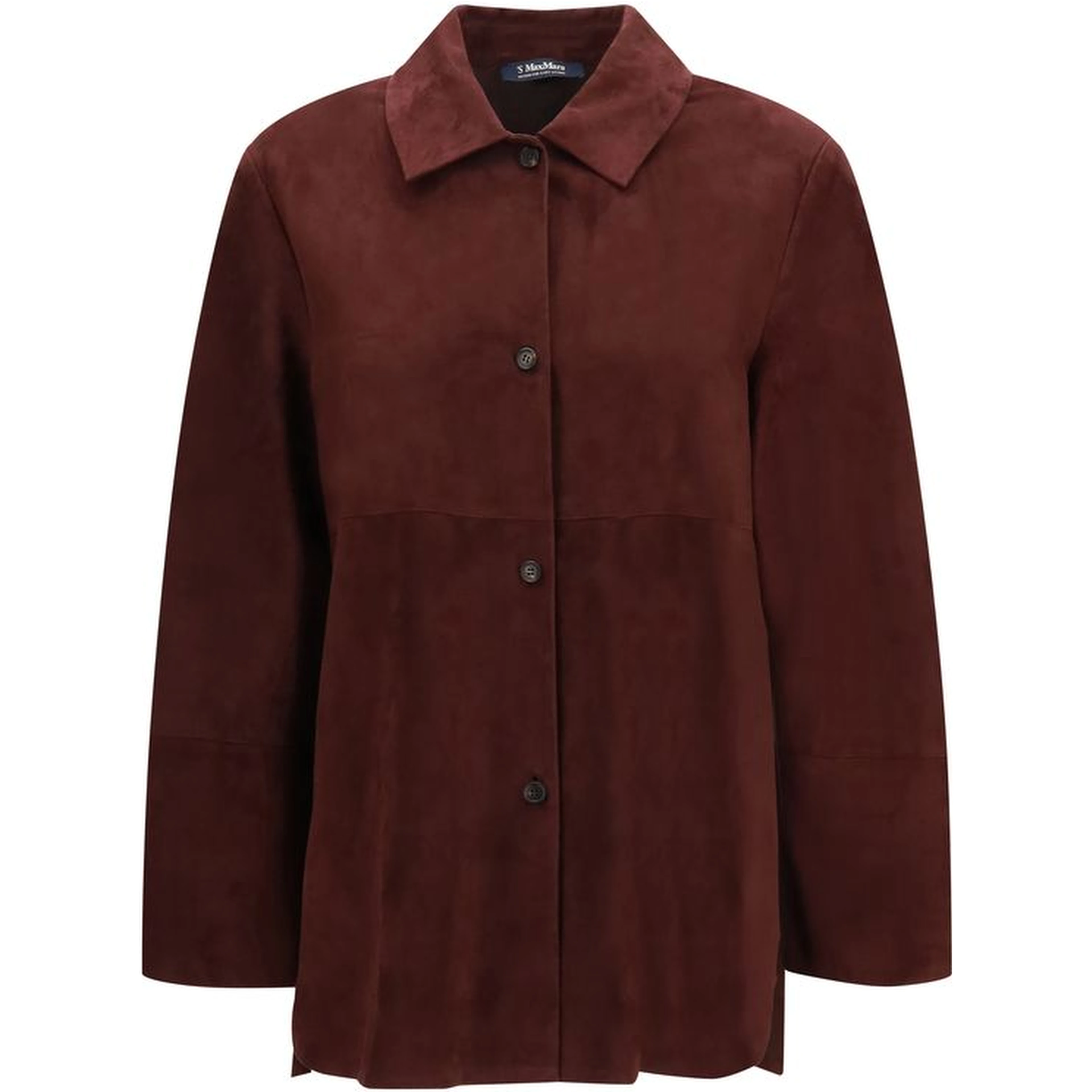 Bordeaux Lamb Ovis Aries Aries Leather Jacket