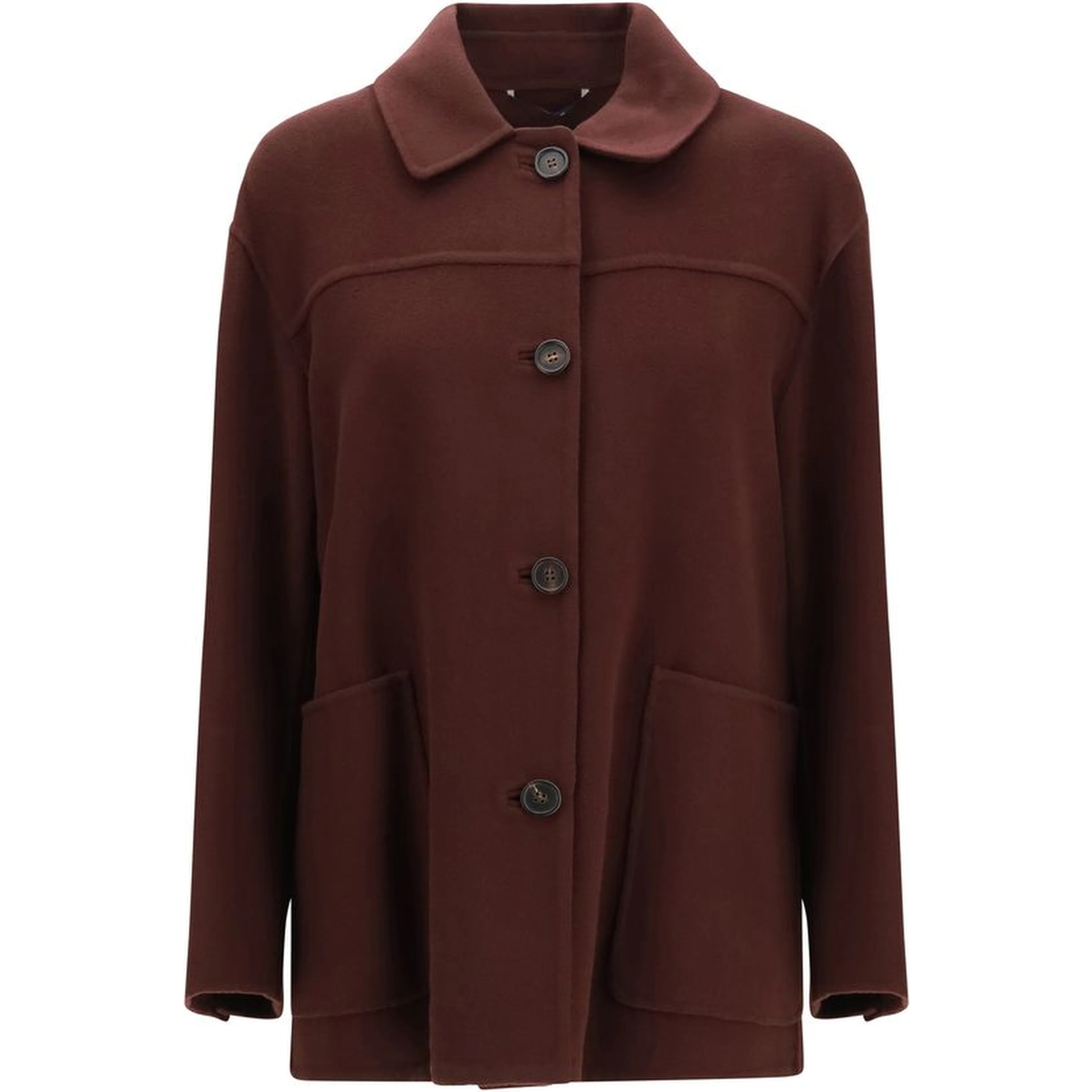 Bordeaux Wool Oves Aries Coat