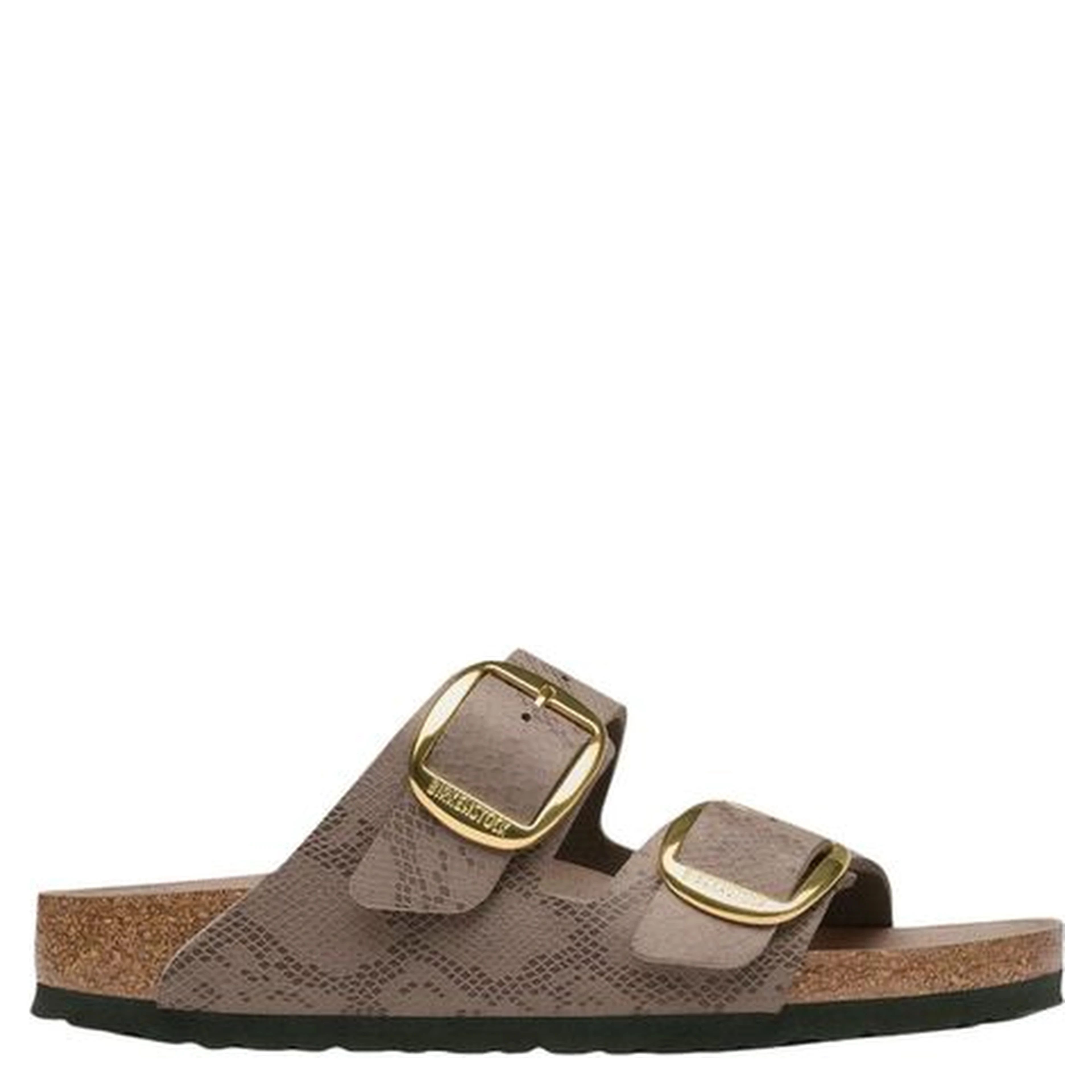 Gray Synthetic Flat Sandals