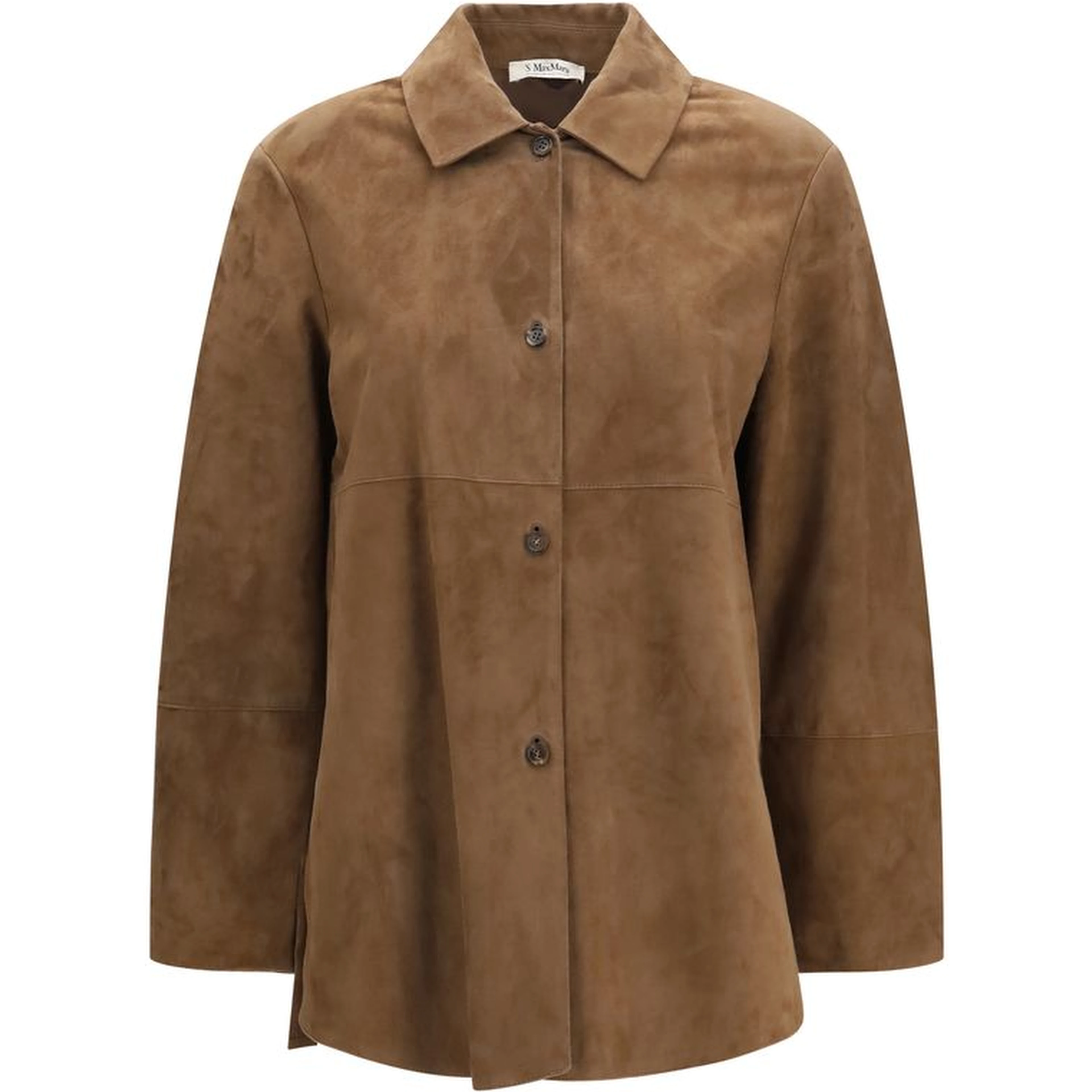 Brown Lamb Ovis Aries Aries Leather Jacket