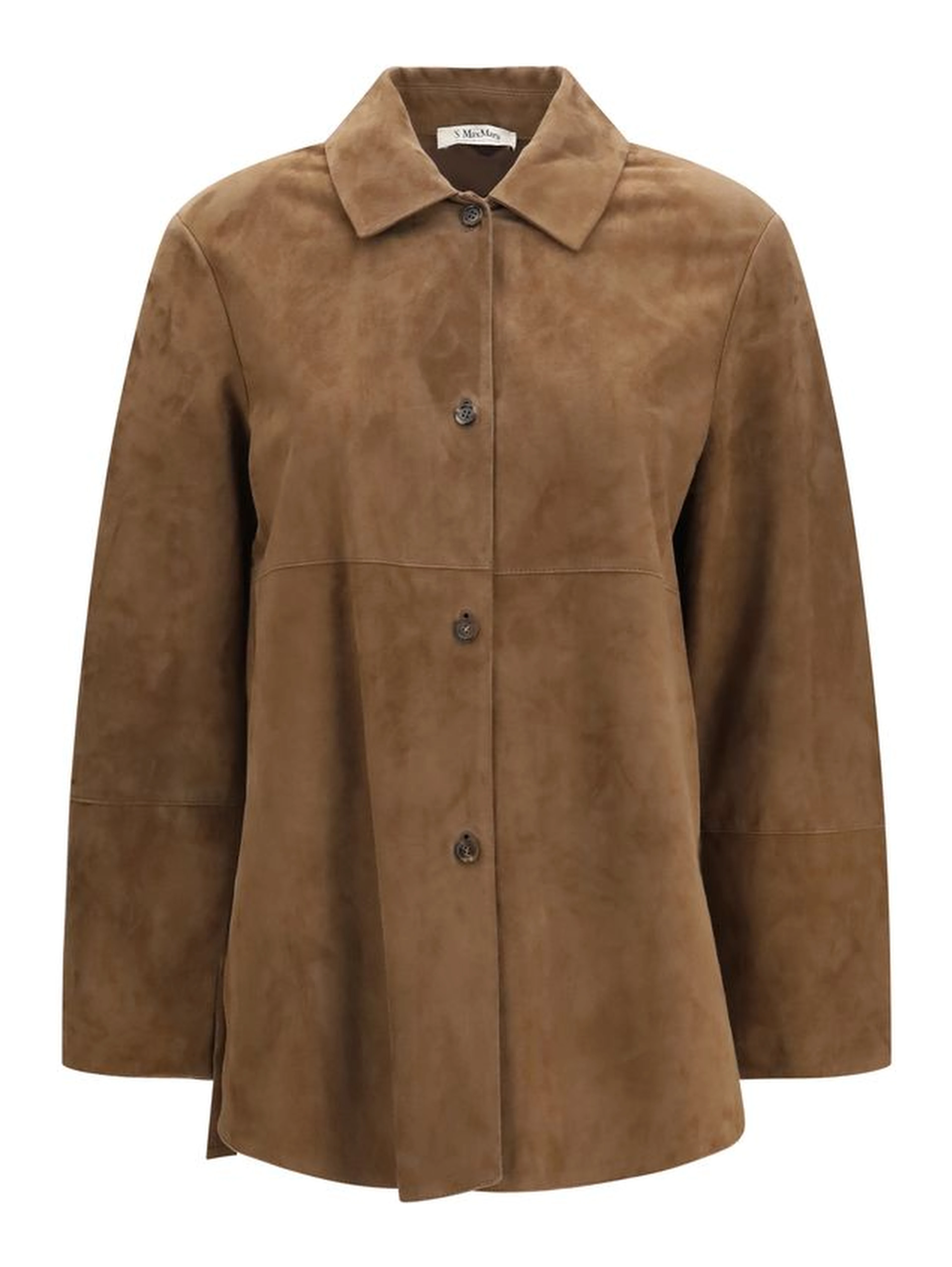 Brown Lamb Ovis Aries Aries Leather Jacket