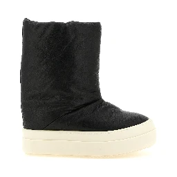 Bicolor Lamb Leather Boots