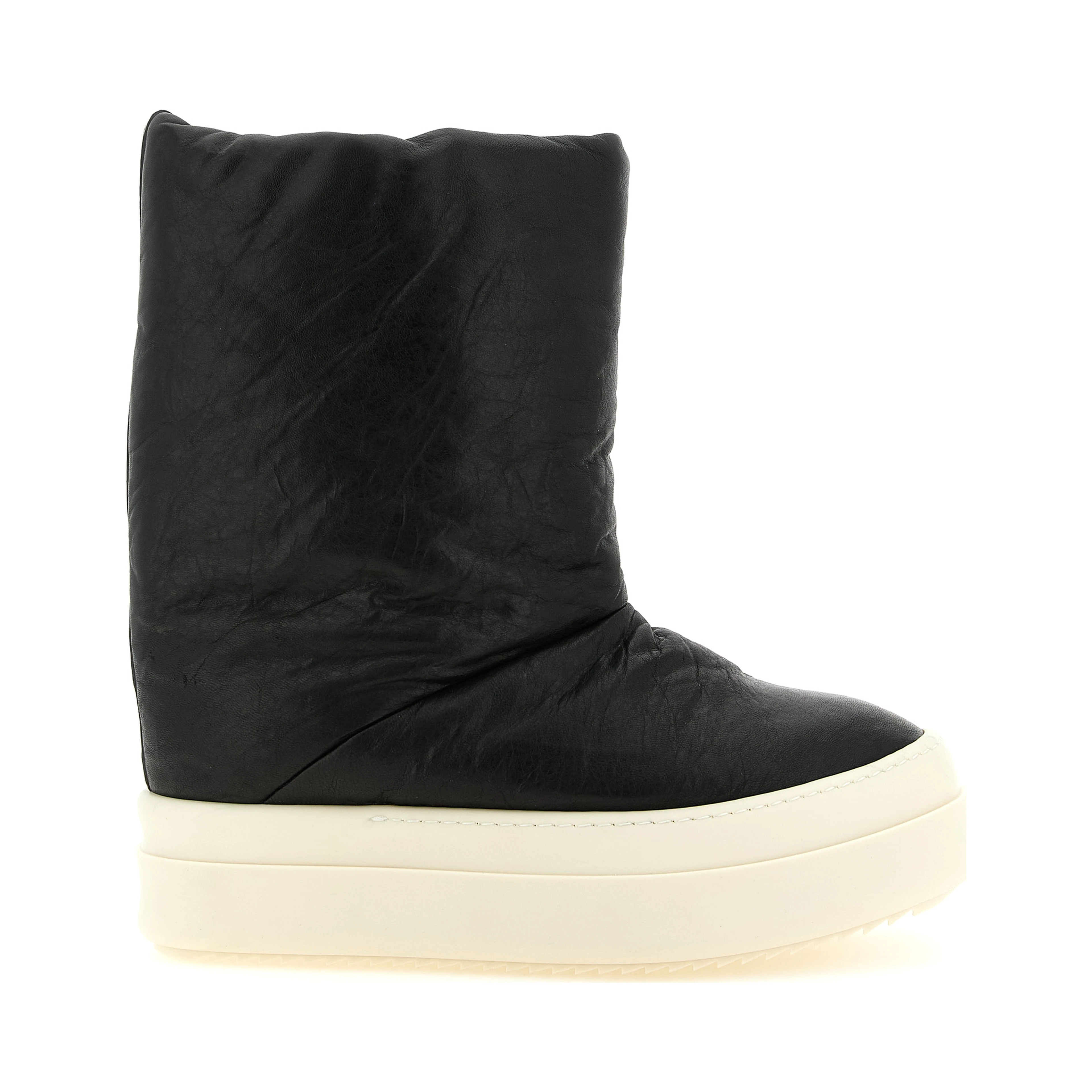 Bicolor Lamb Leather Boots