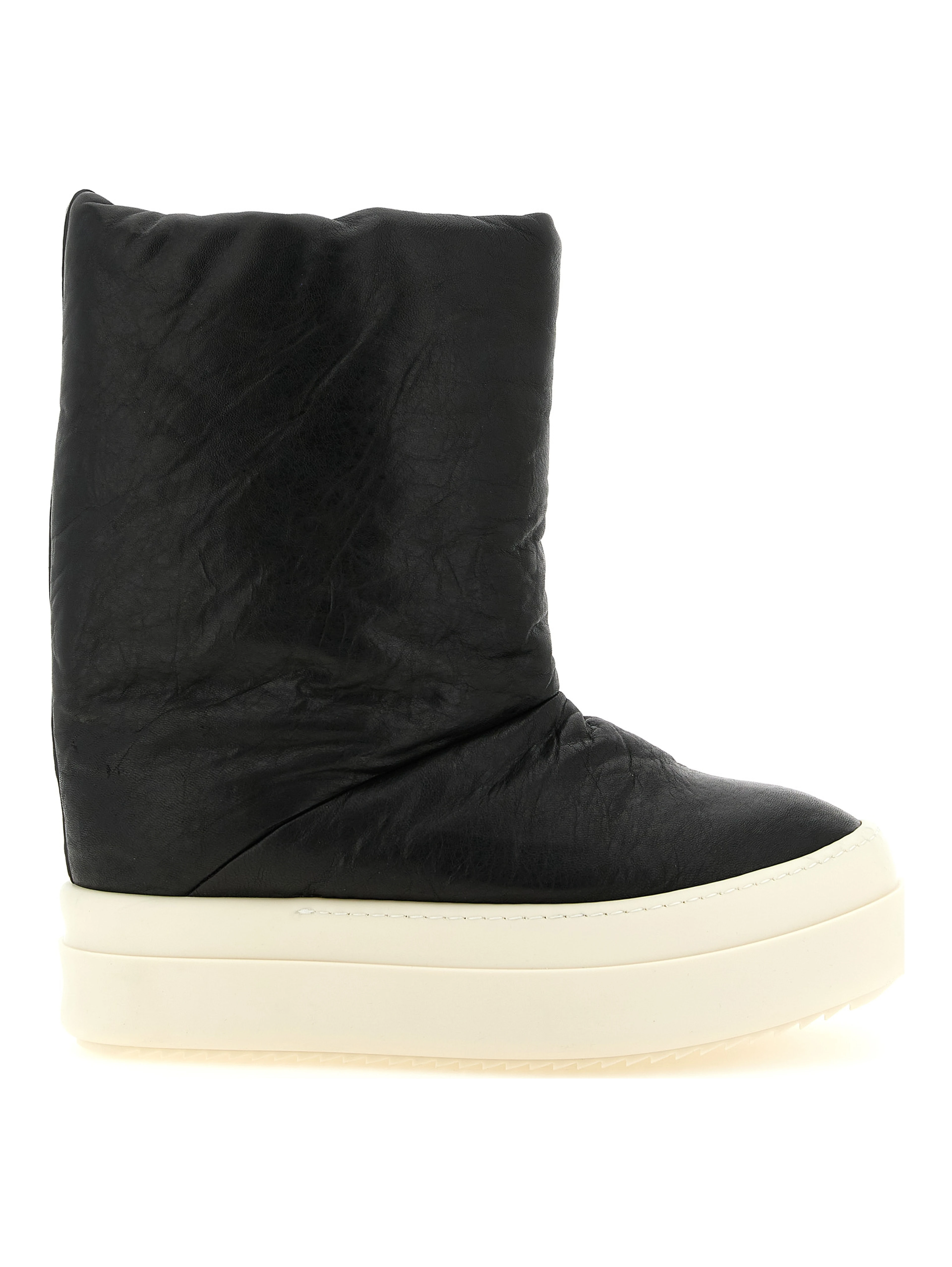 Bicolor Lamb Leather Boots