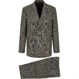 Gray Virgin Wool Two-Piece Suit