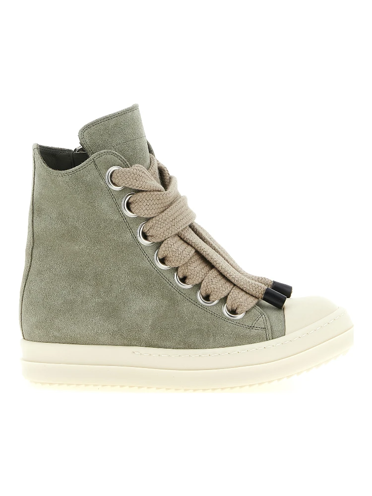 Bicolor Calfskin High Top Sneakers