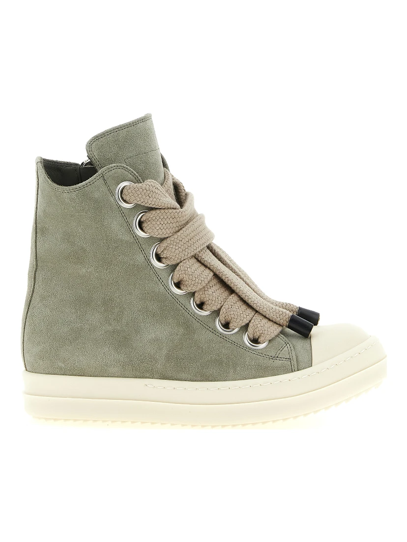 Bicolor Calfskin High Top Sneakers