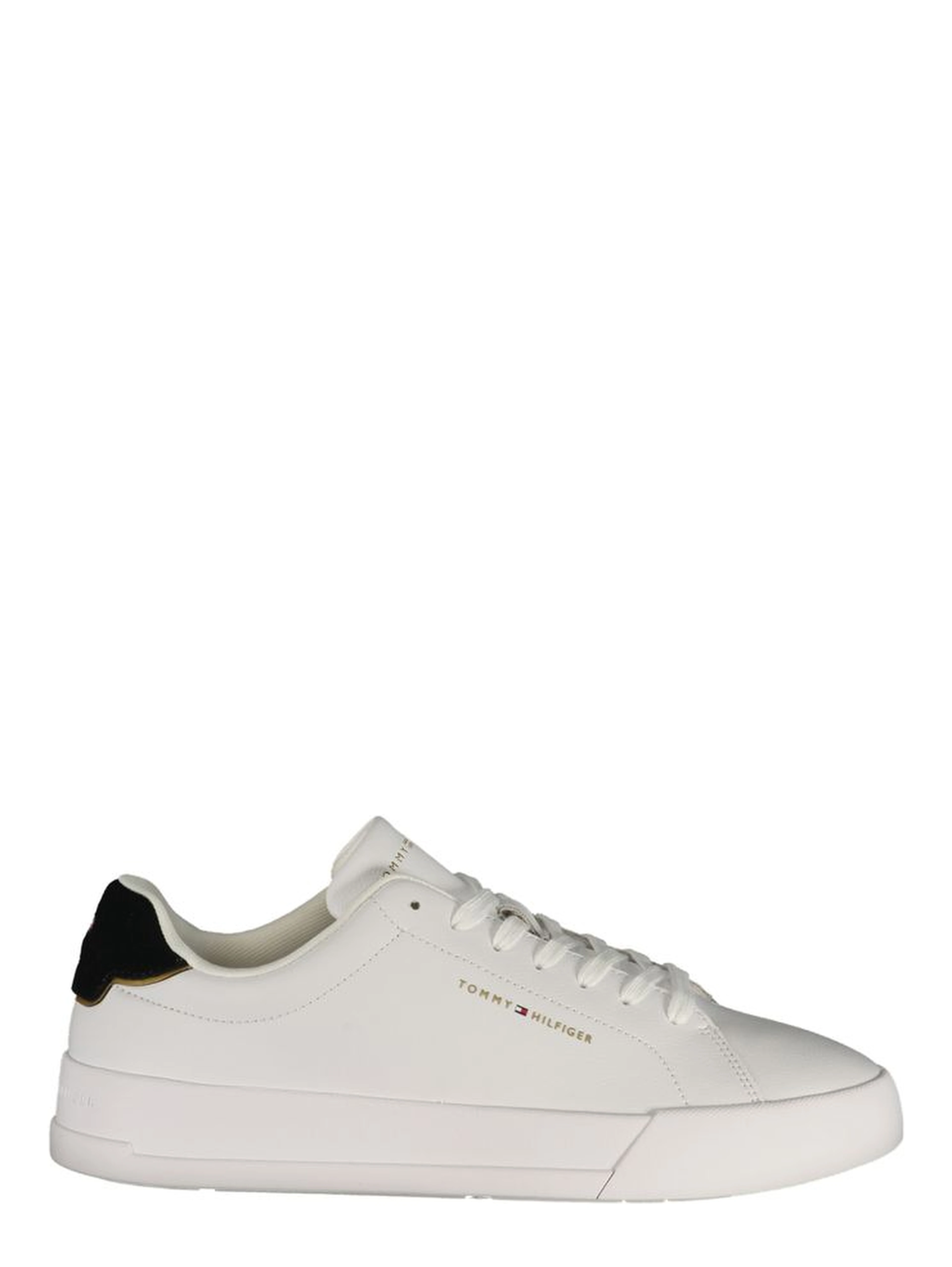 White Polyurethane Men's Sneaker