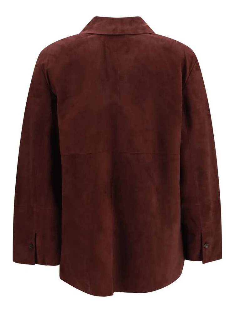 Bordeaux Lamb Ovis Aries Aries Leather Jacket alternative