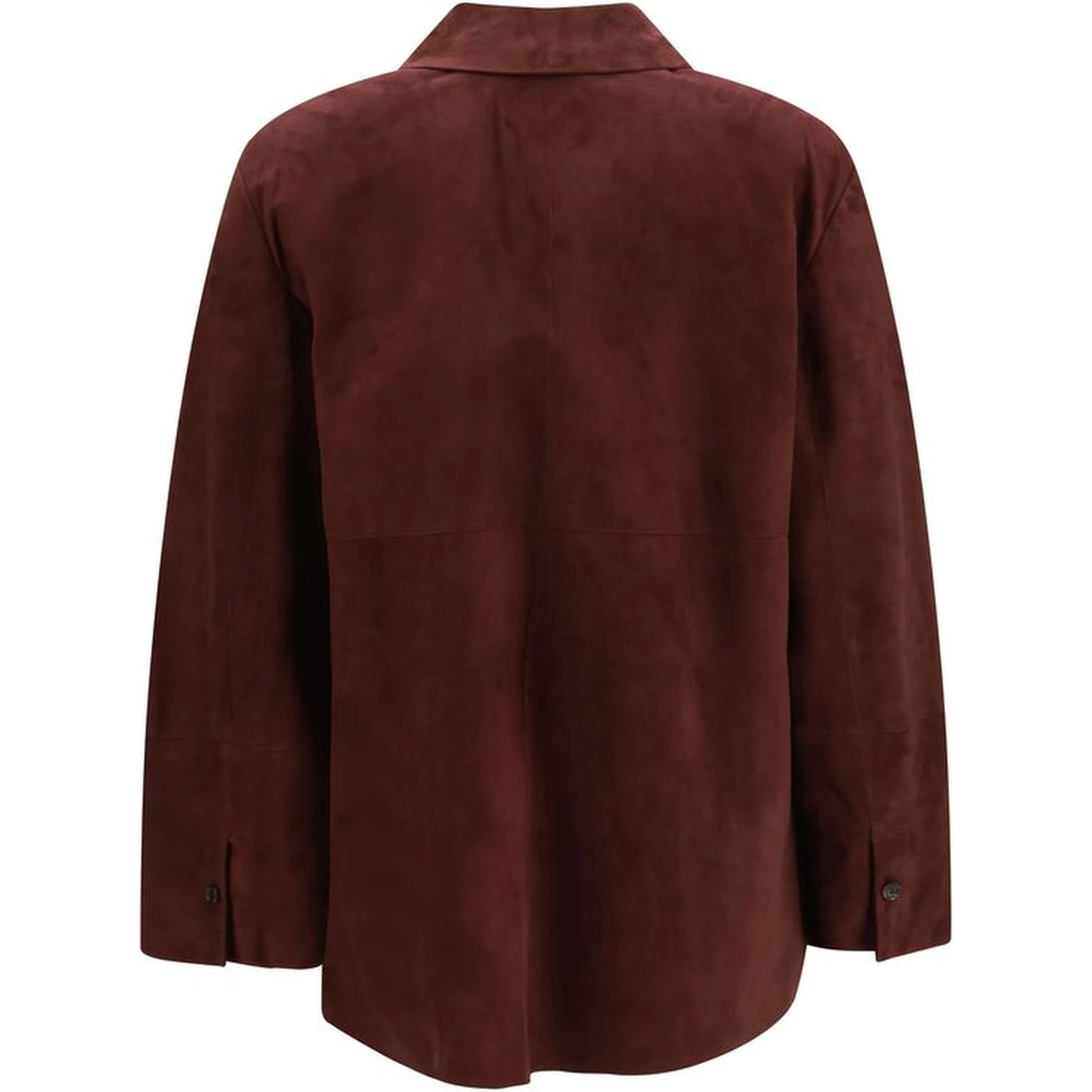 Bordeaux Lamb Ovis Aries Aries Leather Jacket