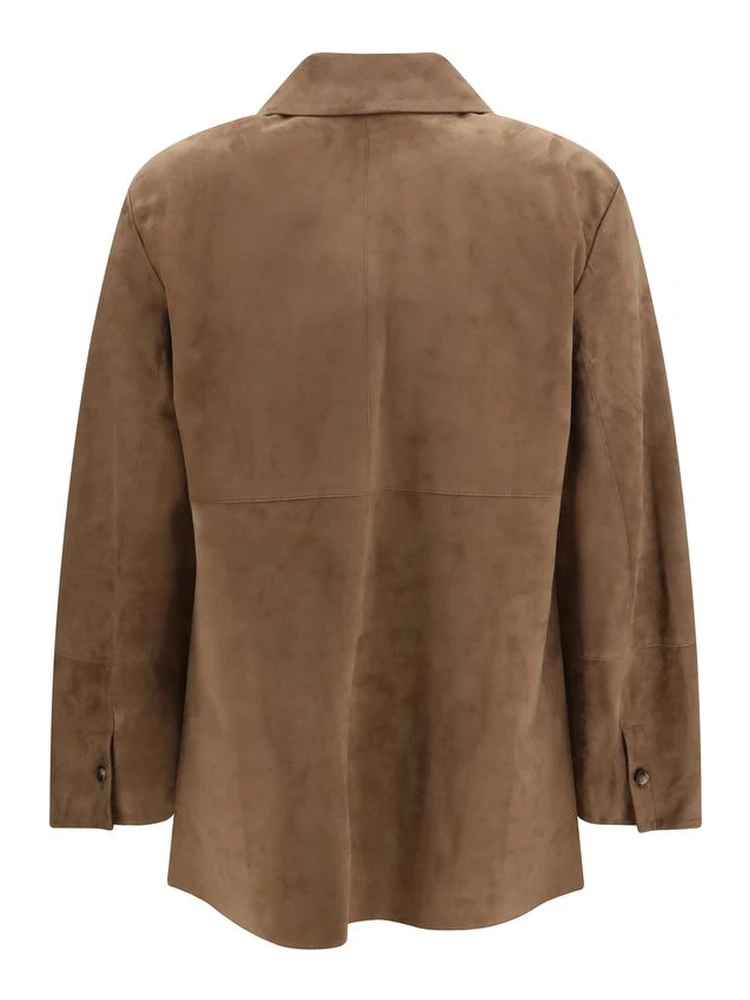 Brown Lamb Ovis Aries Aries Leather Jacket alternative
